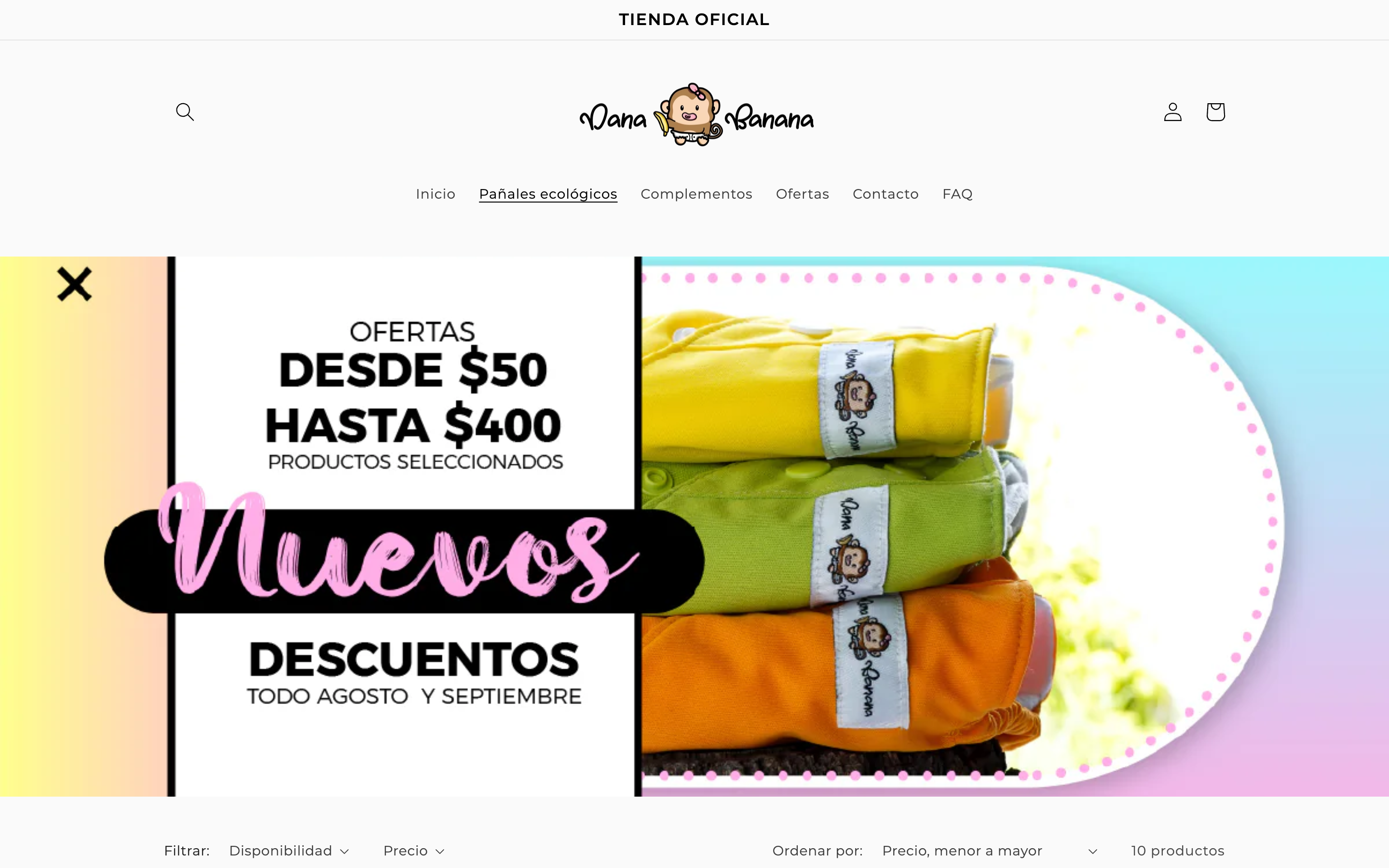 Danabanana pañales y productos ecológicos  screenshot 2