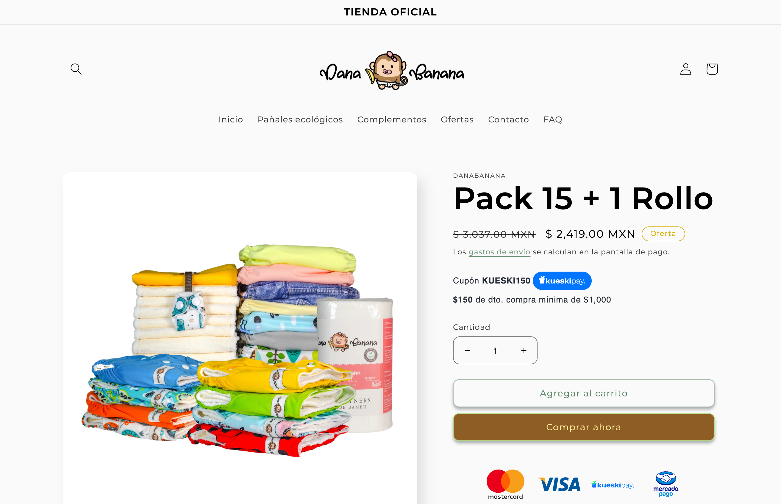Danabanana pañales y productos ecológicos  screenshot 4