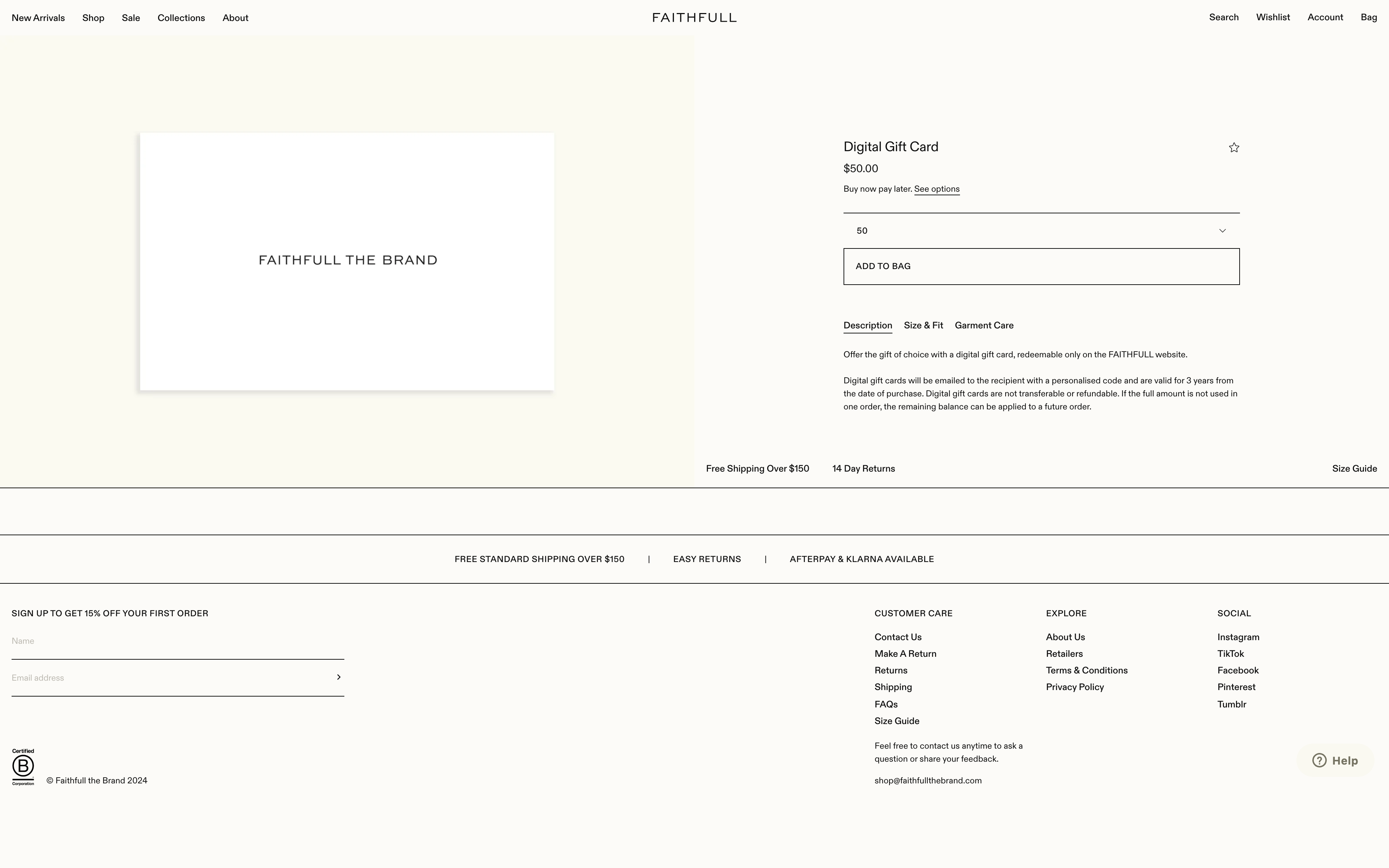 Faithfull The Brand screenshot 2