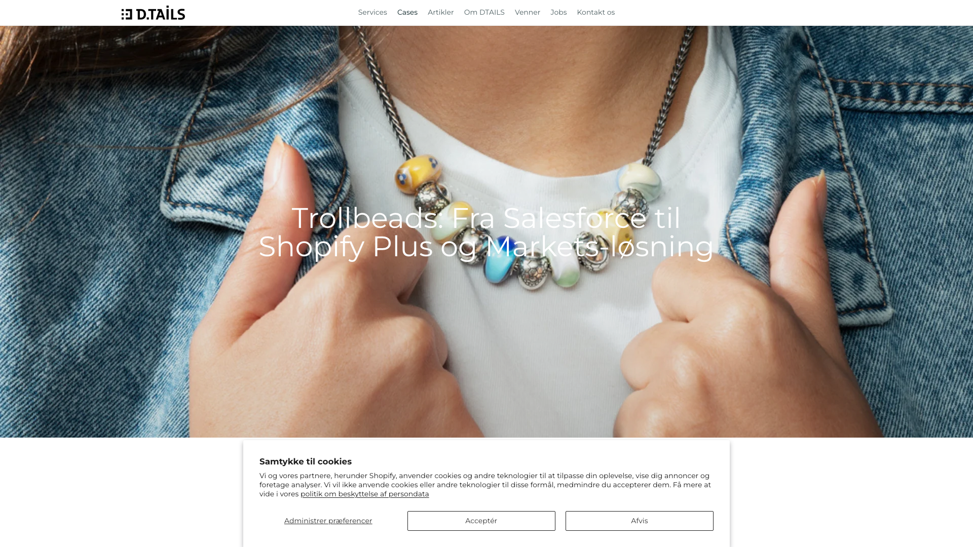 From Salesforce to Shopify Plus:TROLLBEADS, a Leading Jewelry Company screenshot