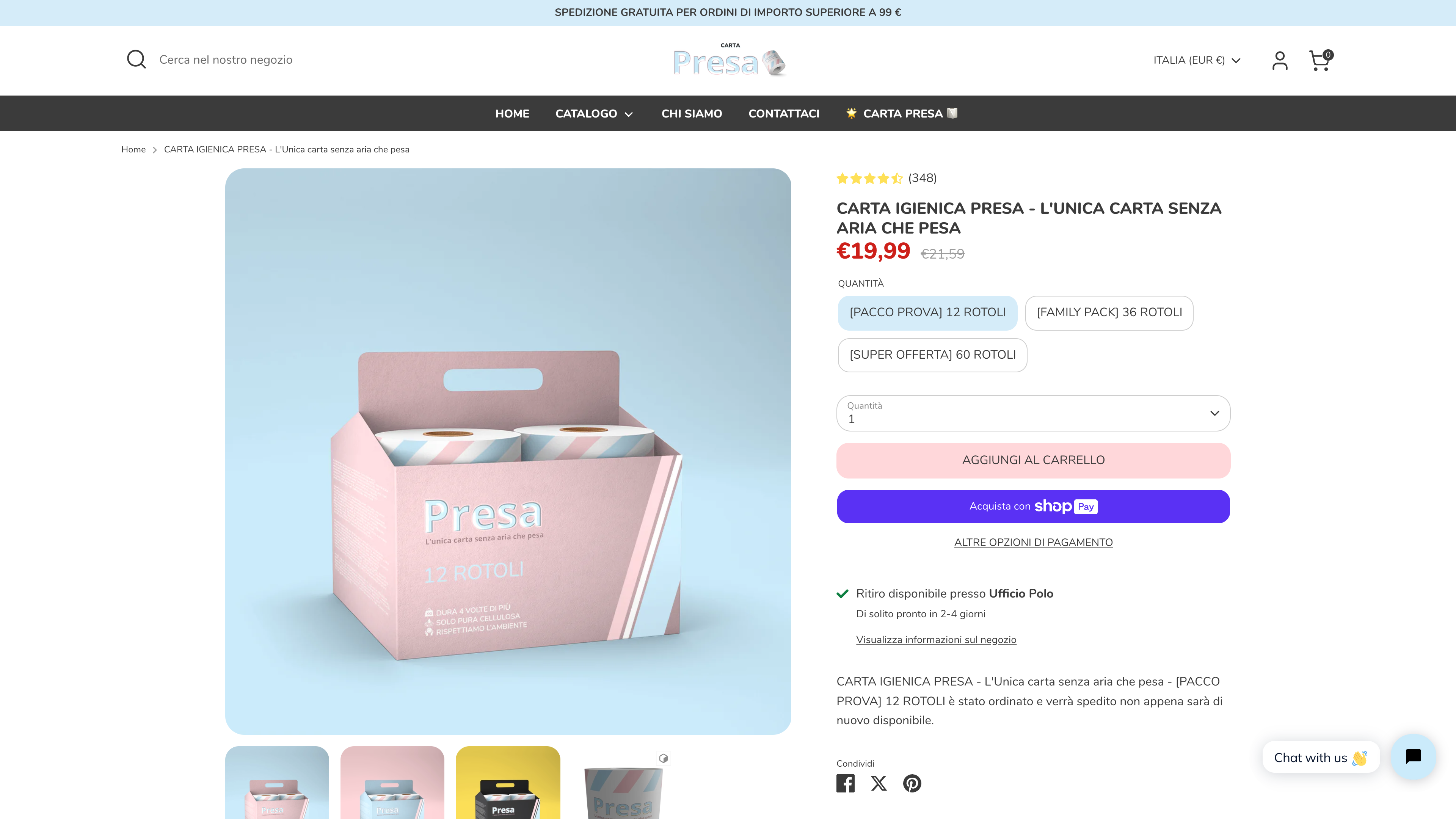 Carta Presa - Creazione Brand + Lancio screenshot 4