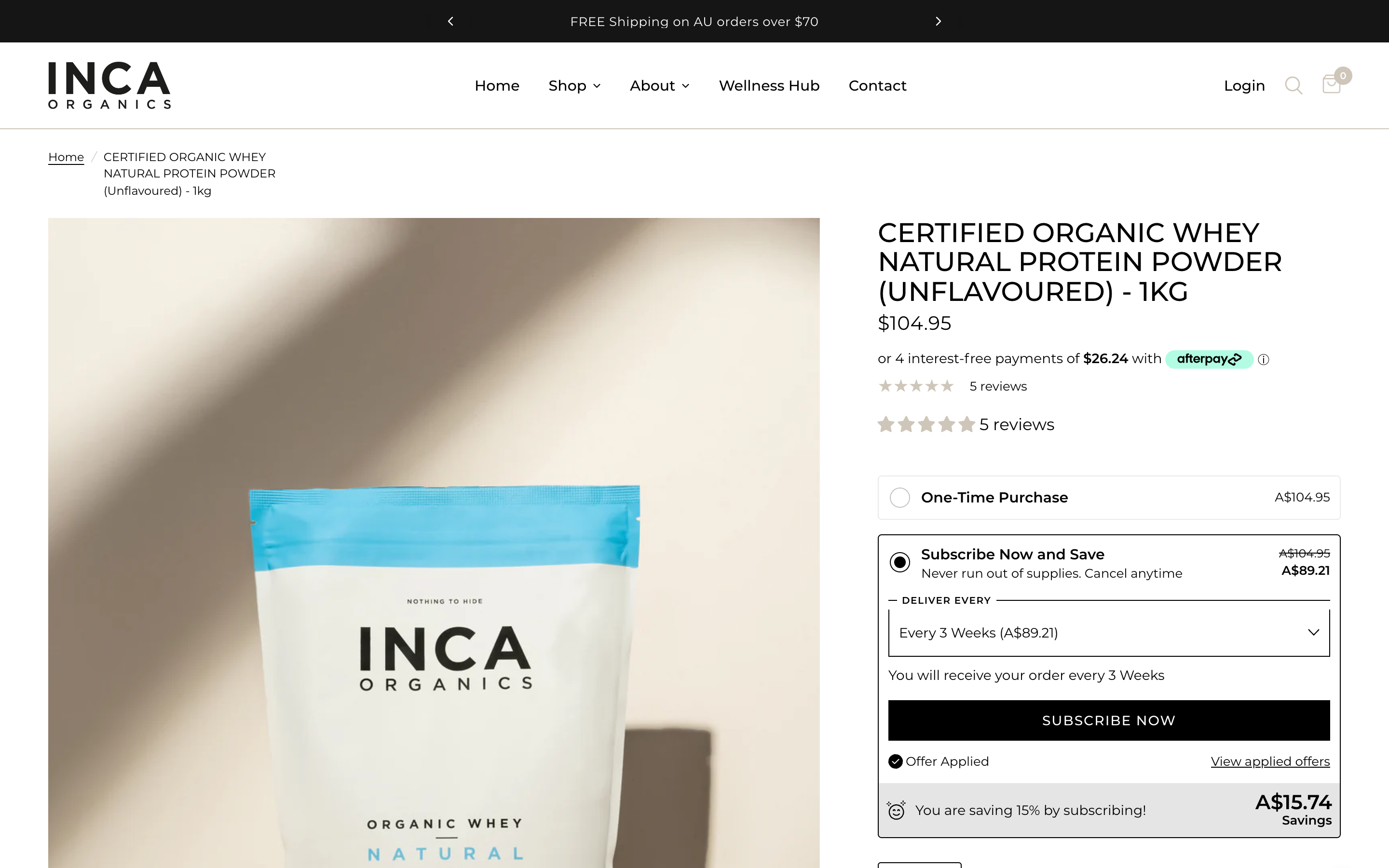 Inca Organics - Shopify store design & migration screenshot 4