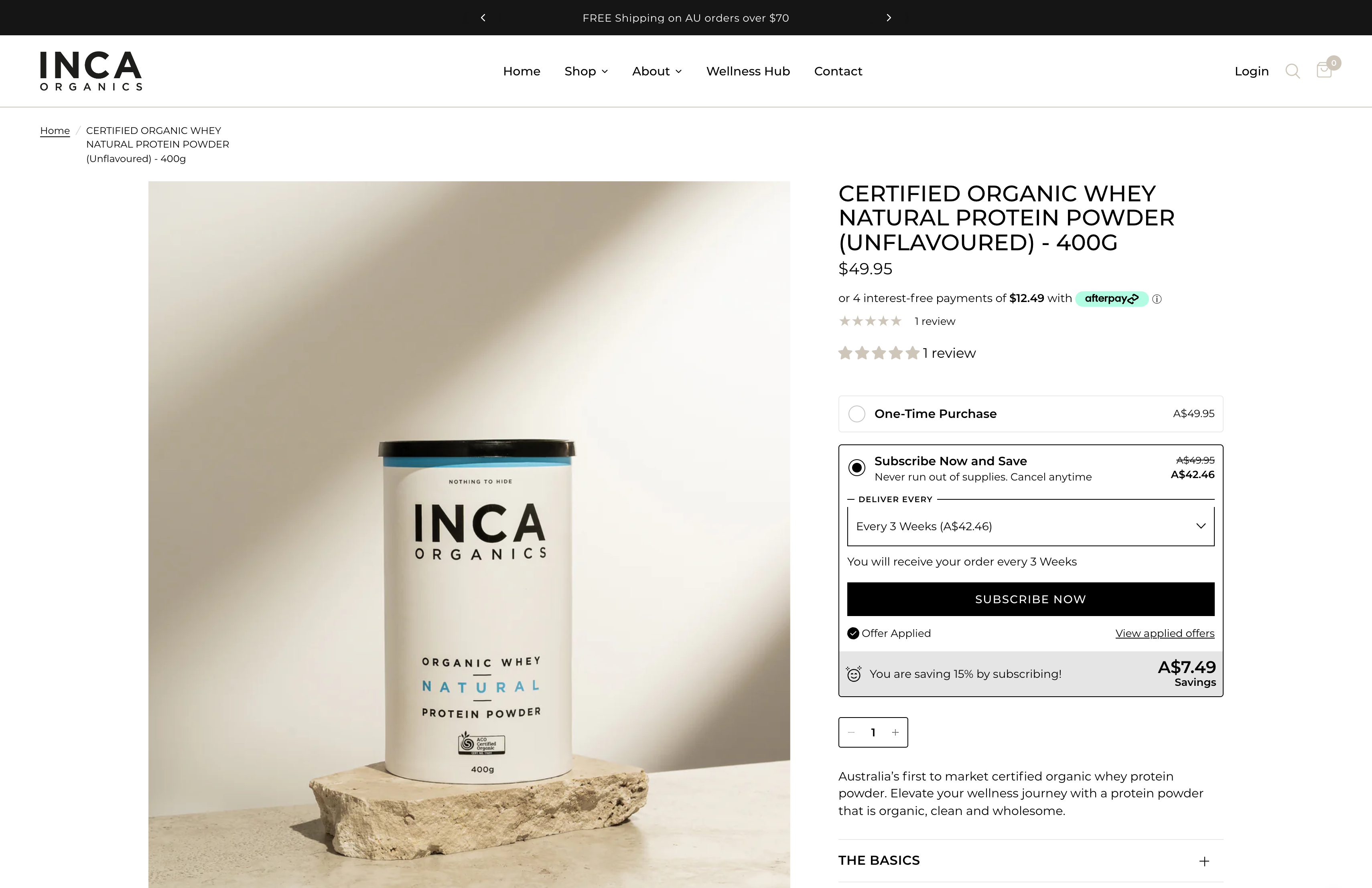 Inca Organics - Shopify store design & migration screenshot 5