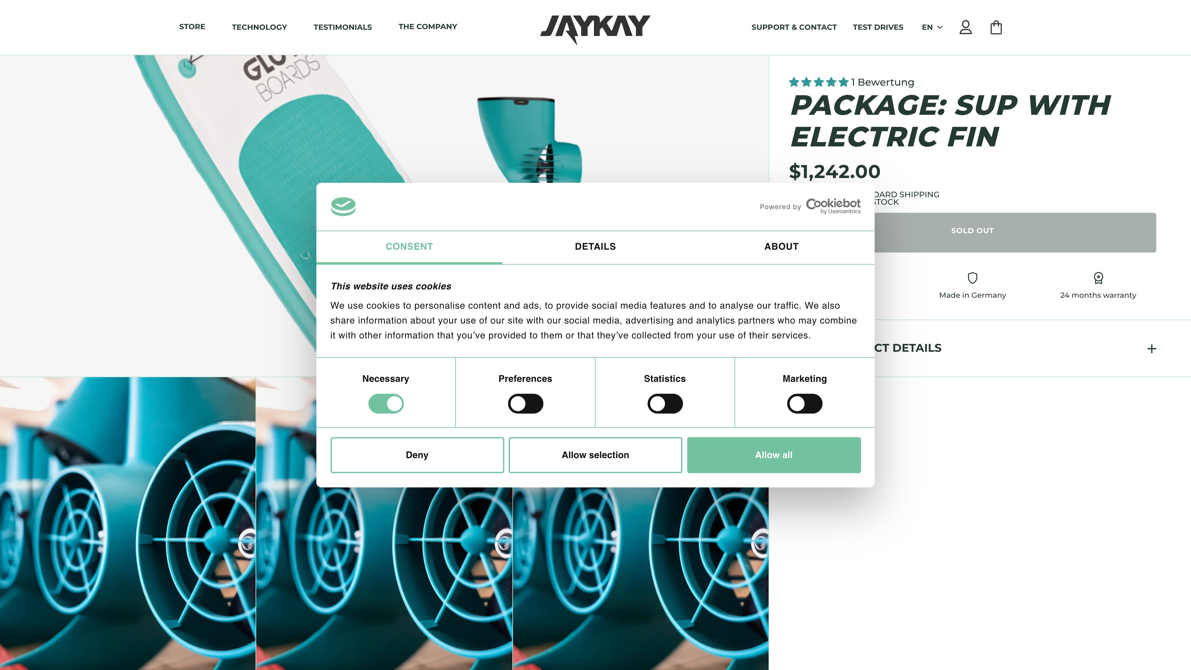 JayKay (Elektrofinne) · Custom Shopify Theme screenshot 5