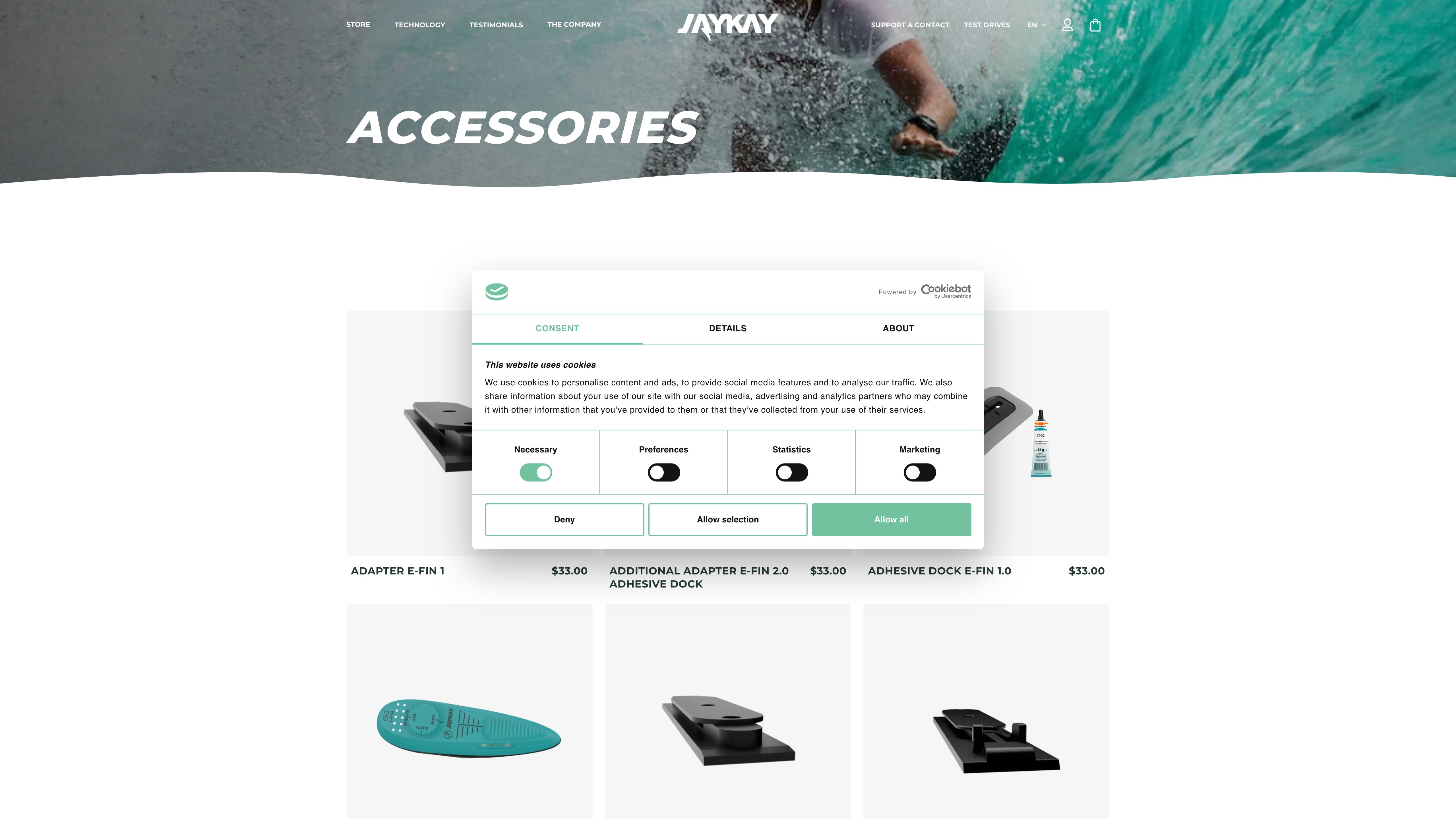 JayKay (Elektrofinne) · Custom Shopify Theme screenshot 2