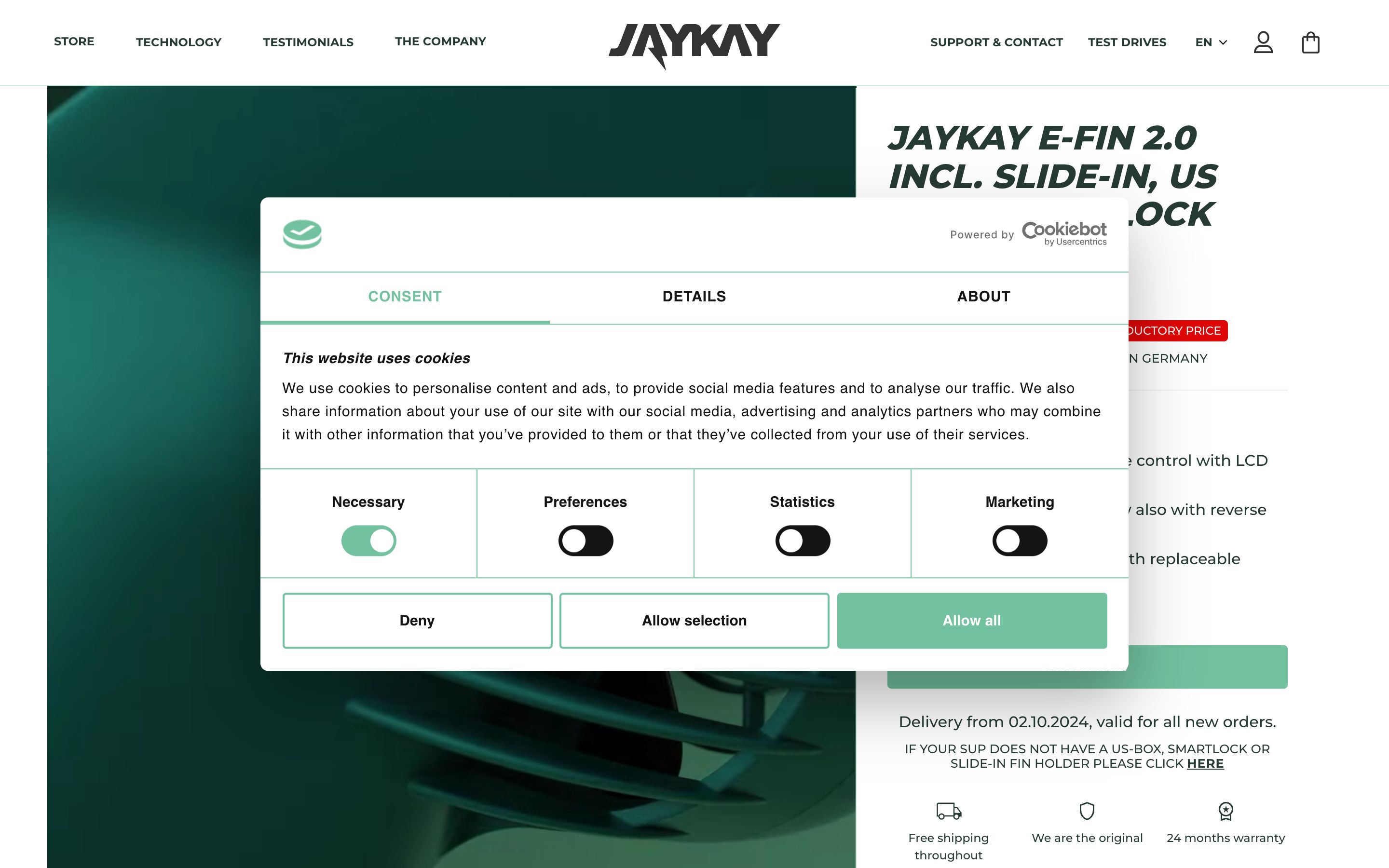 JayKay (Elektrofinne) · Custom Shopify Theme screenshot 3