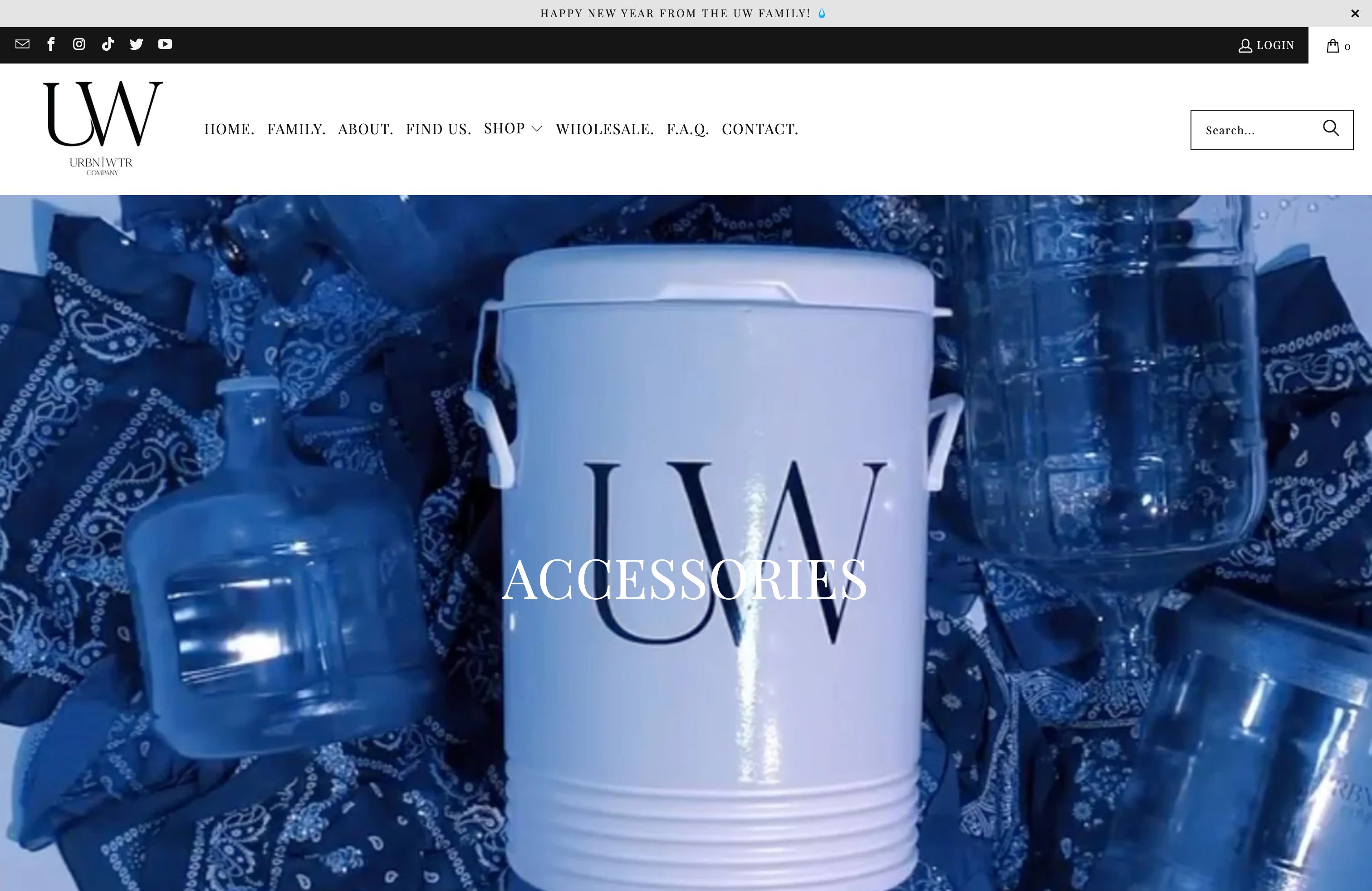 Urbn Water Co | Award Winning Spring And Premium Alkaline screenshot