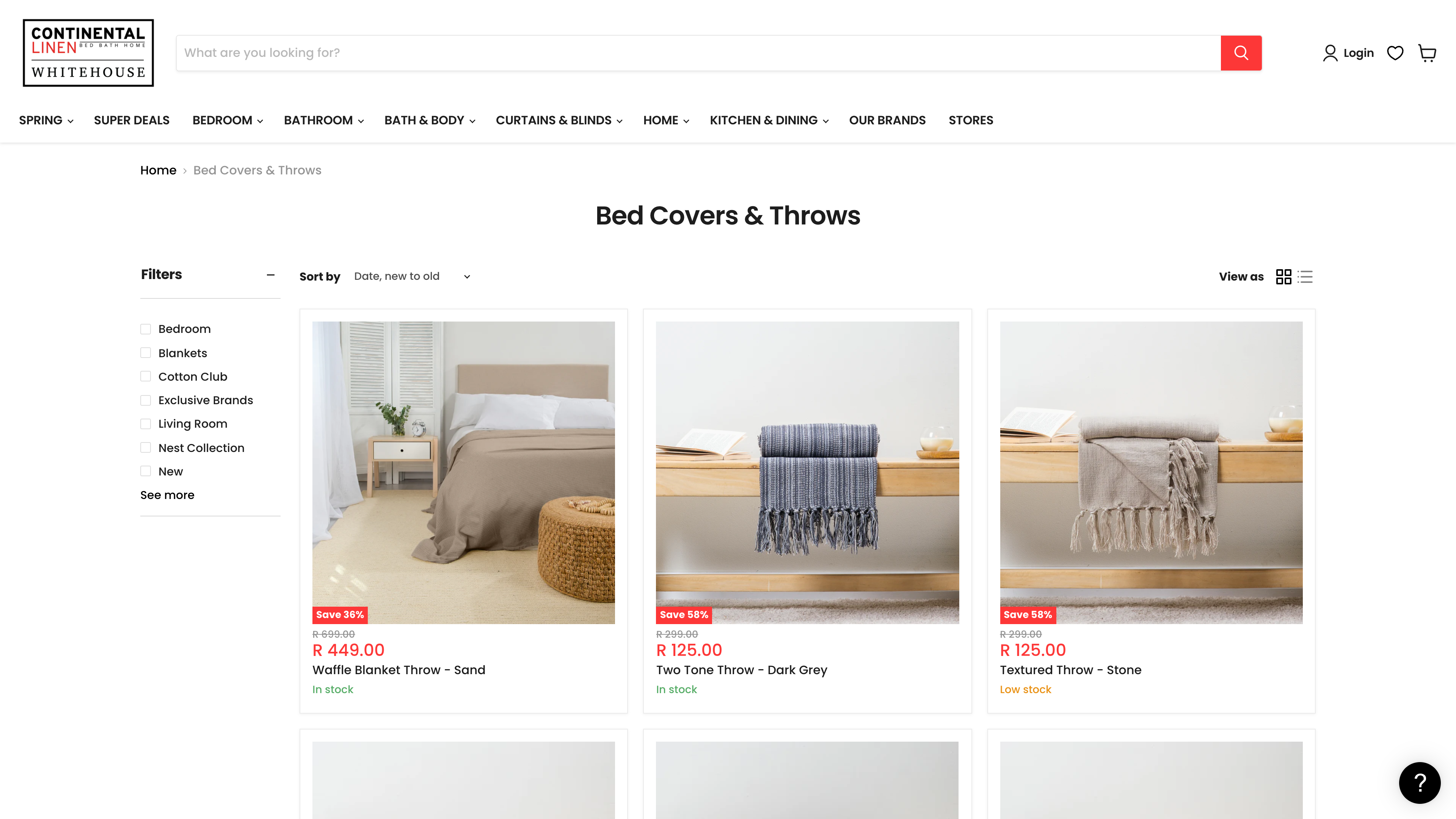 Continental Linen screenshot 2