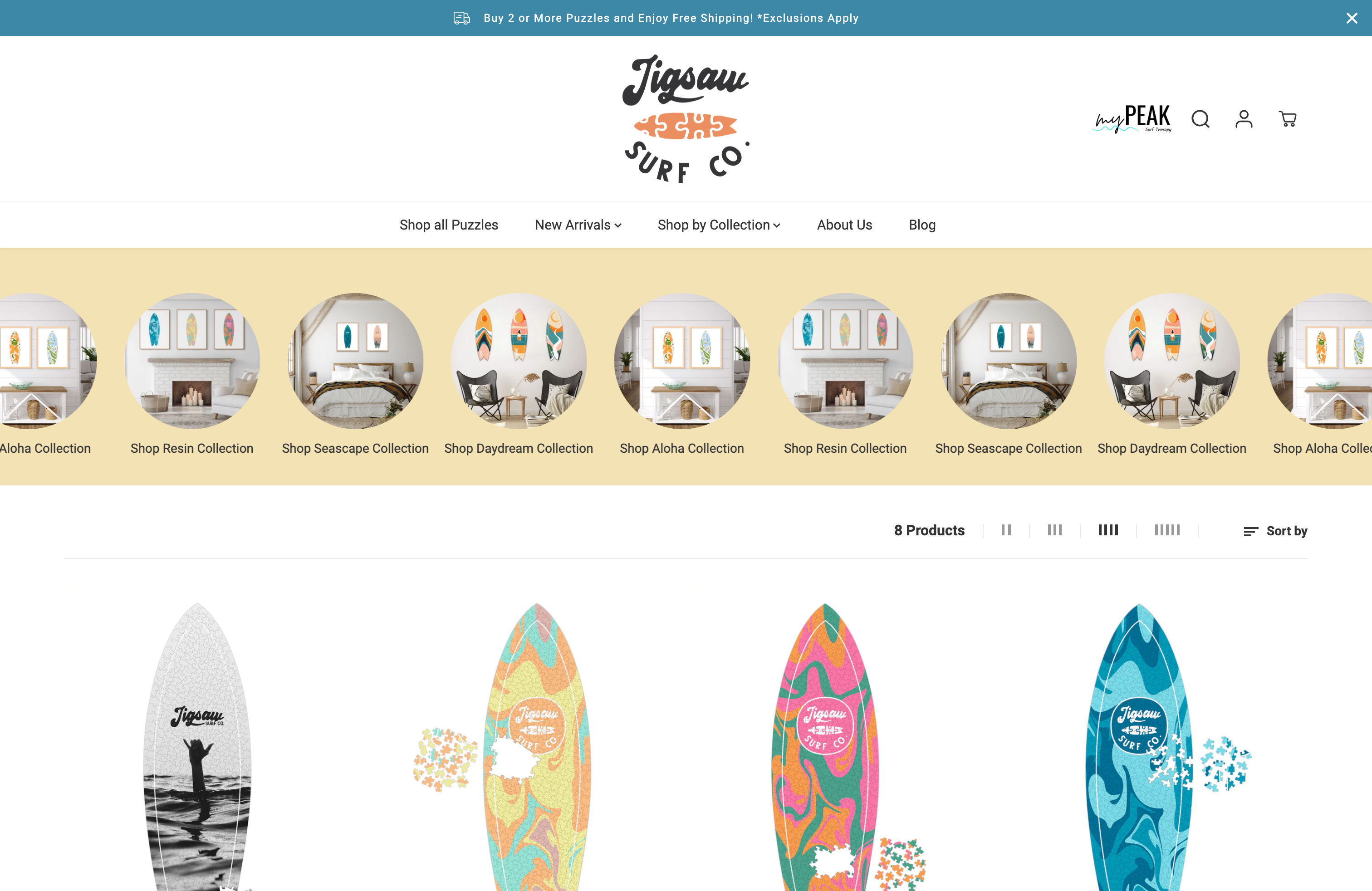 Jigsaw Surf Co Shopify Set Up screenshot 4