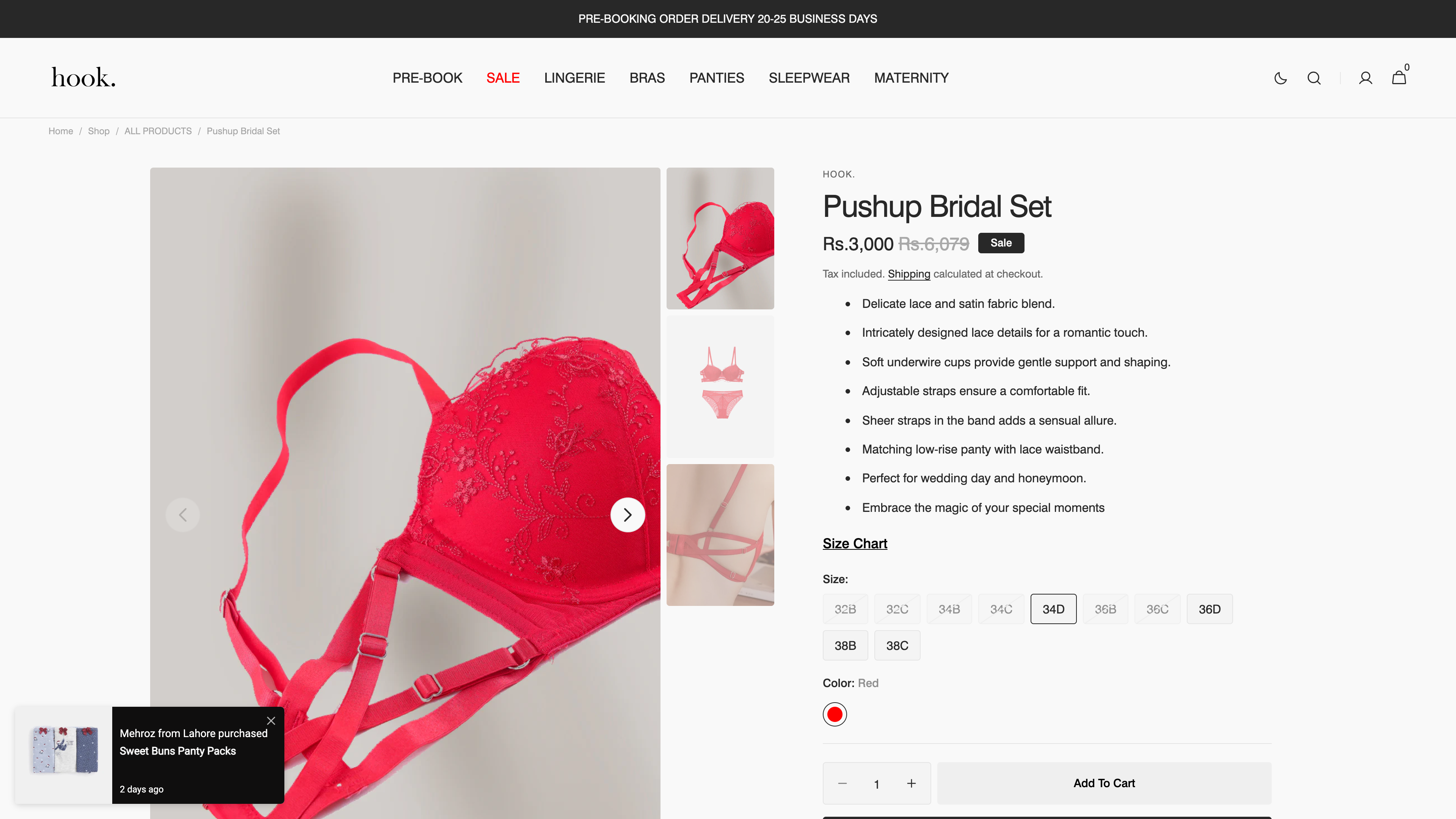 Hook Intimates: Shopify Development screenshot 5