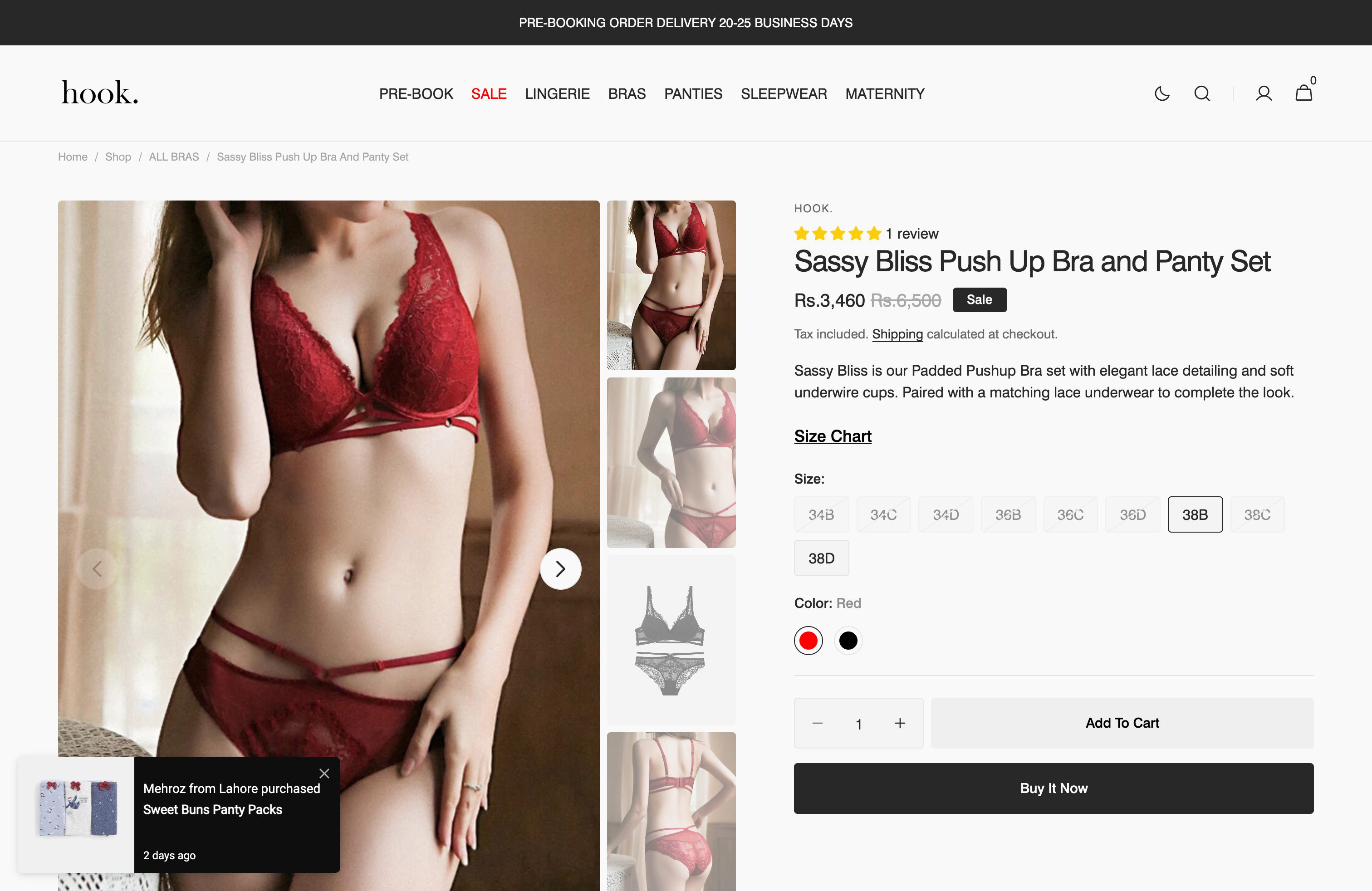 Hook Intimates: Shopify Development screenshot 4