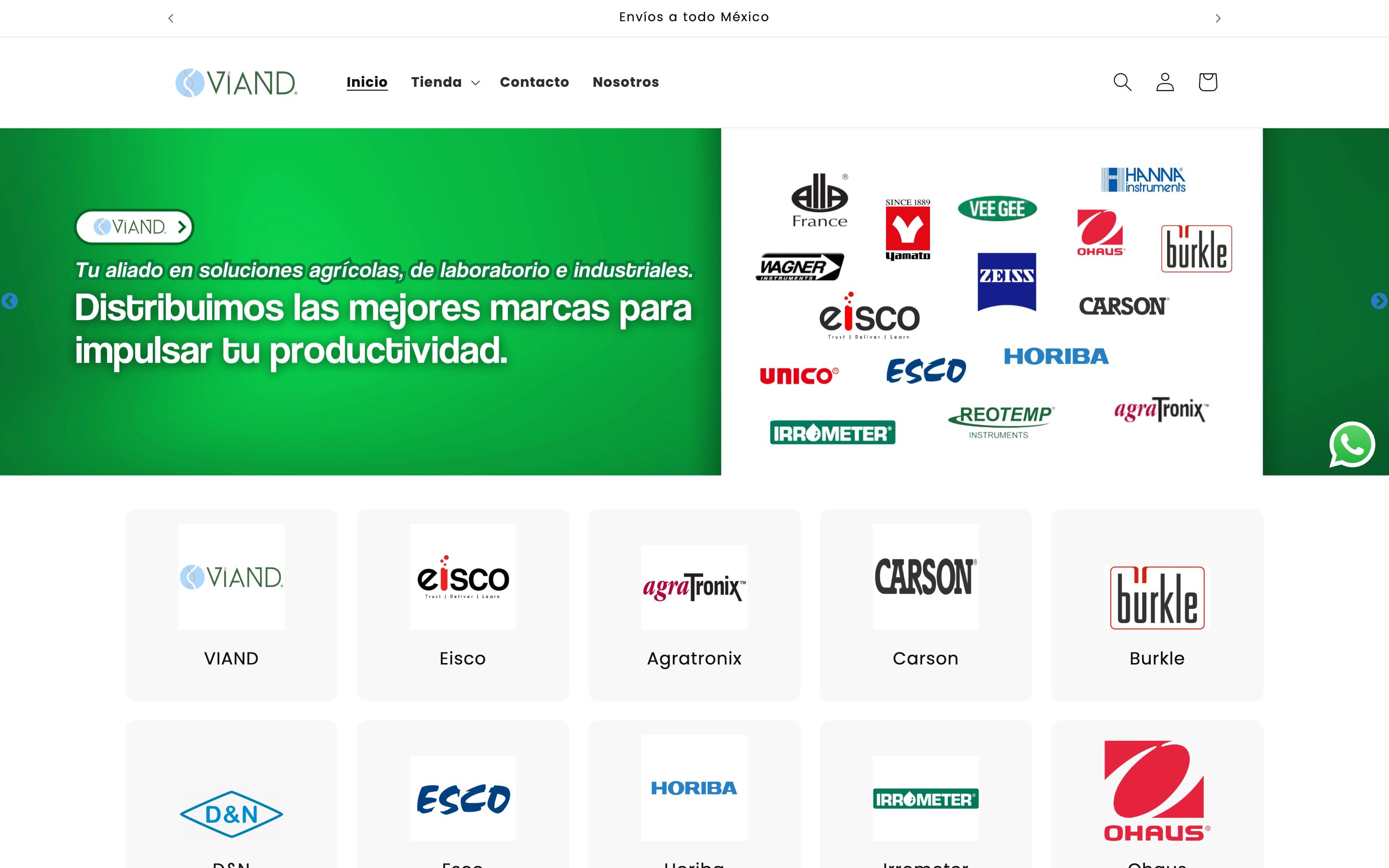Tienda en linea distribuidora viand screenshot 6