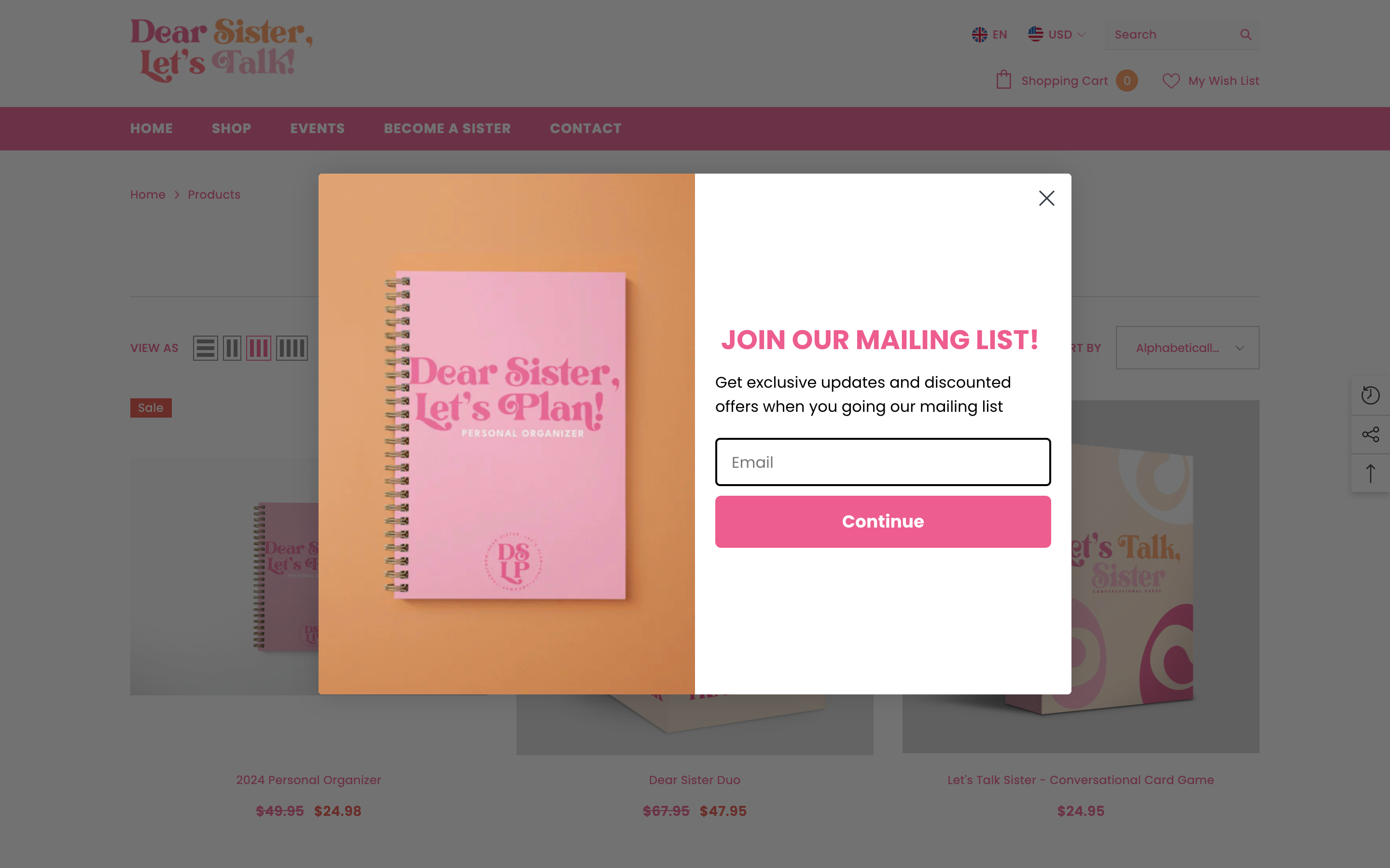 Comprehensive Brand Identity and Web Development for Dear Sister, Let's Talk