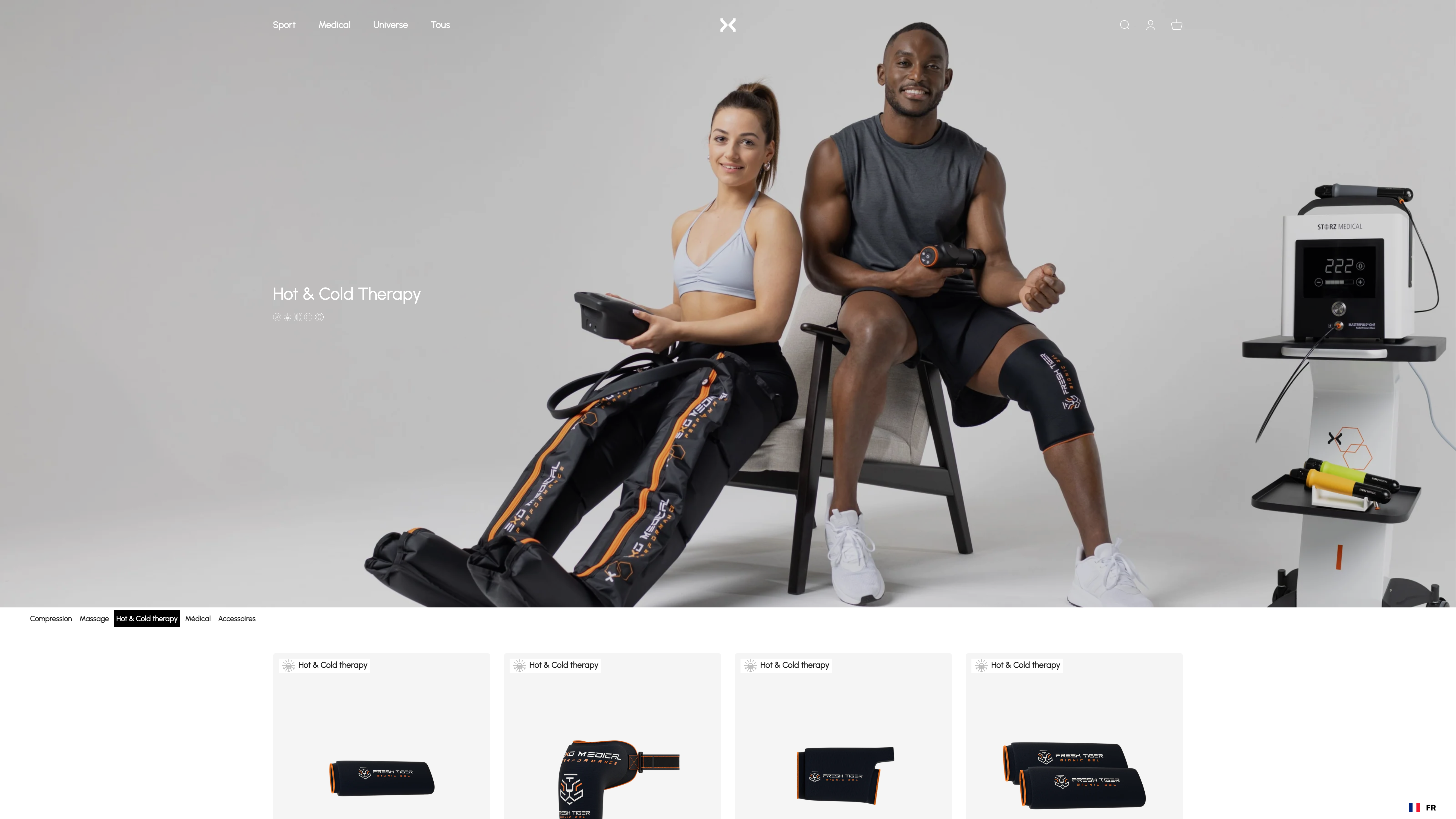 ExoMedical - Refonte du site internet screenshot 2