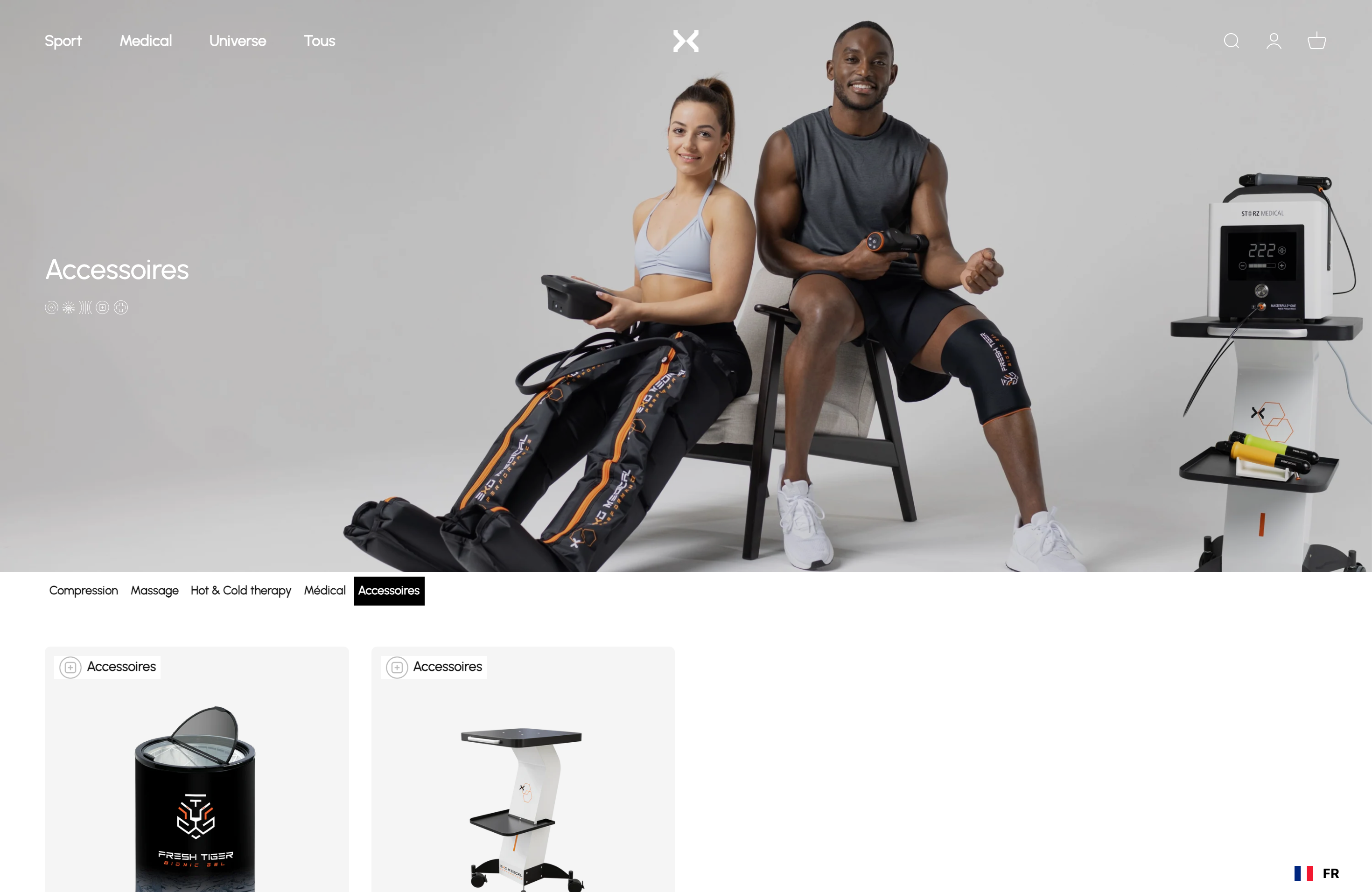 ExoMedical - Refonte du site internet screenshot 3