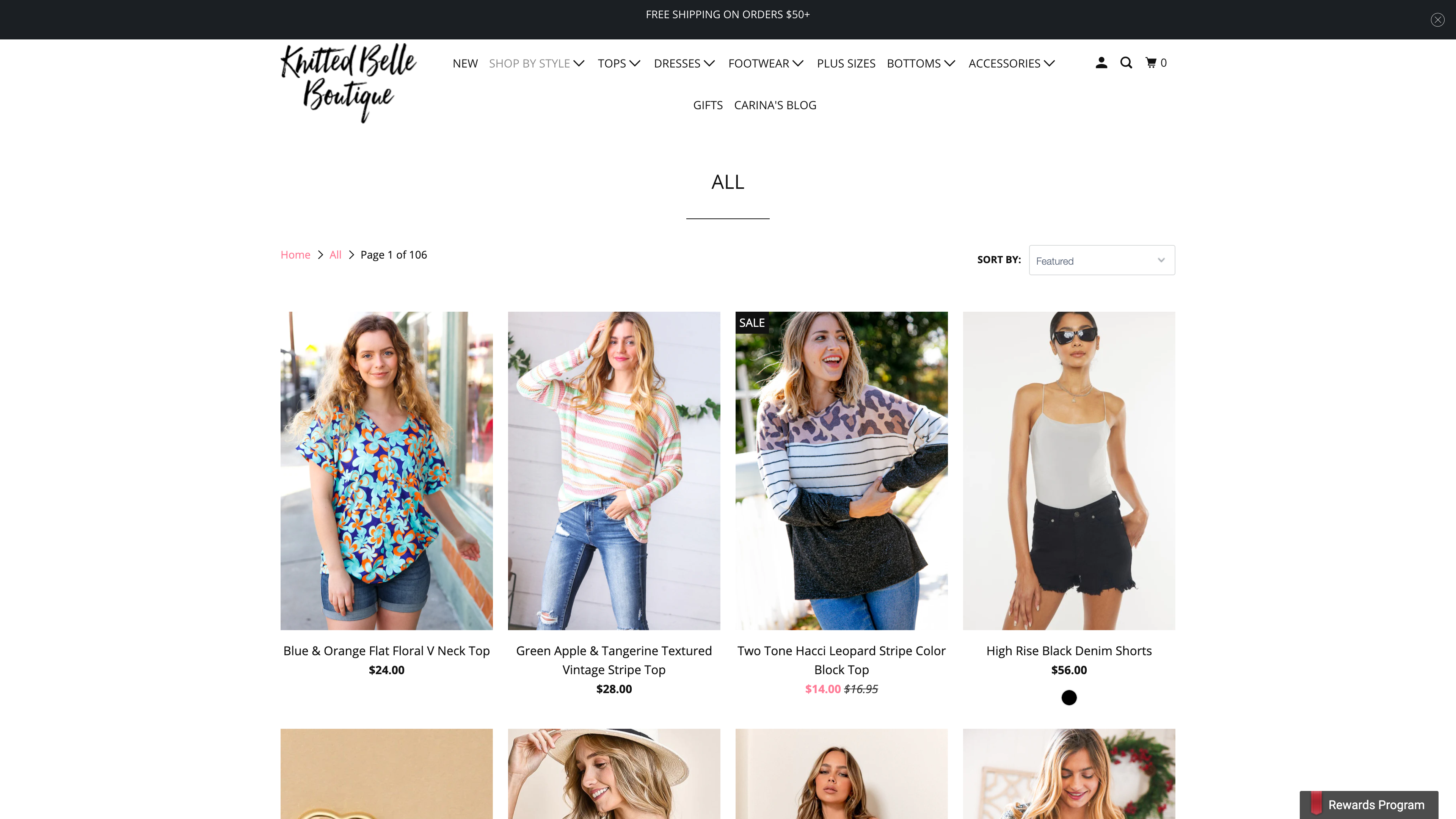 Knitted Belle Boutique screenshot 2