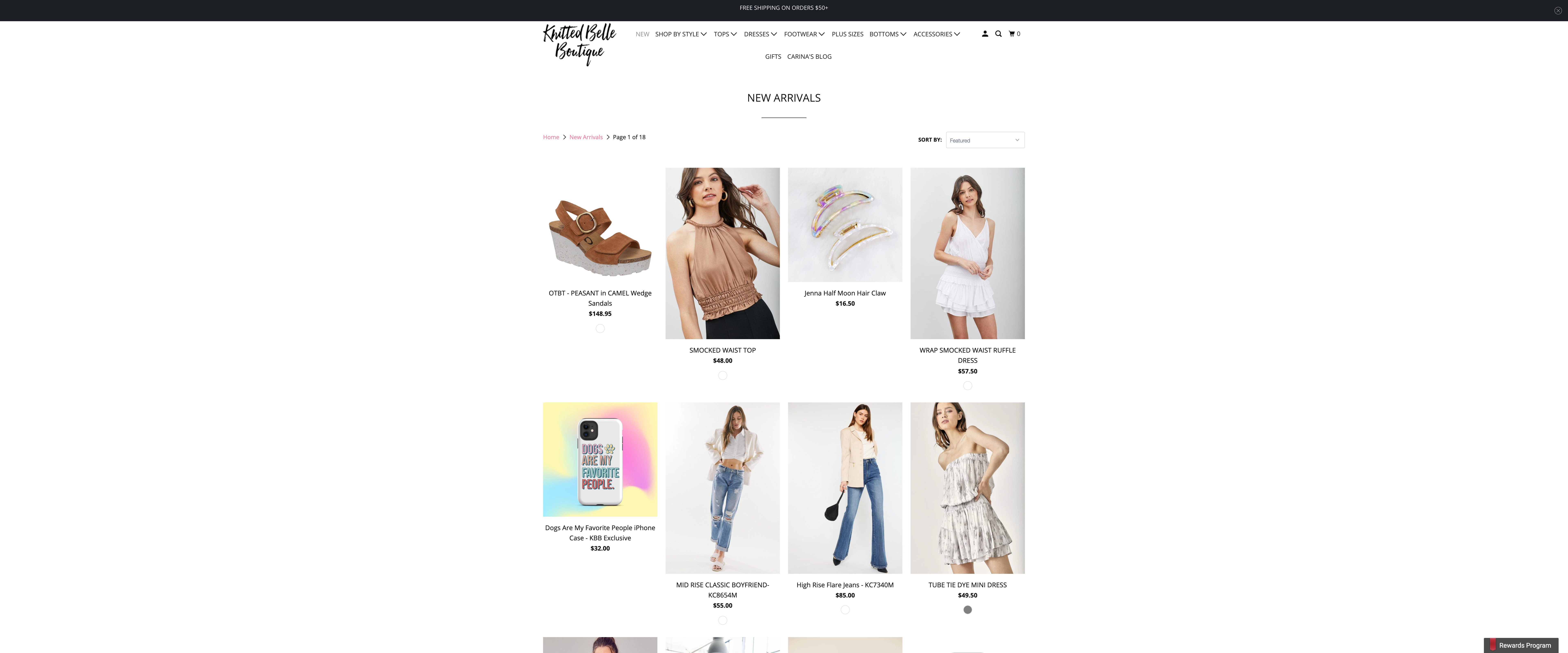 Knitted Belle Boutique screenshot