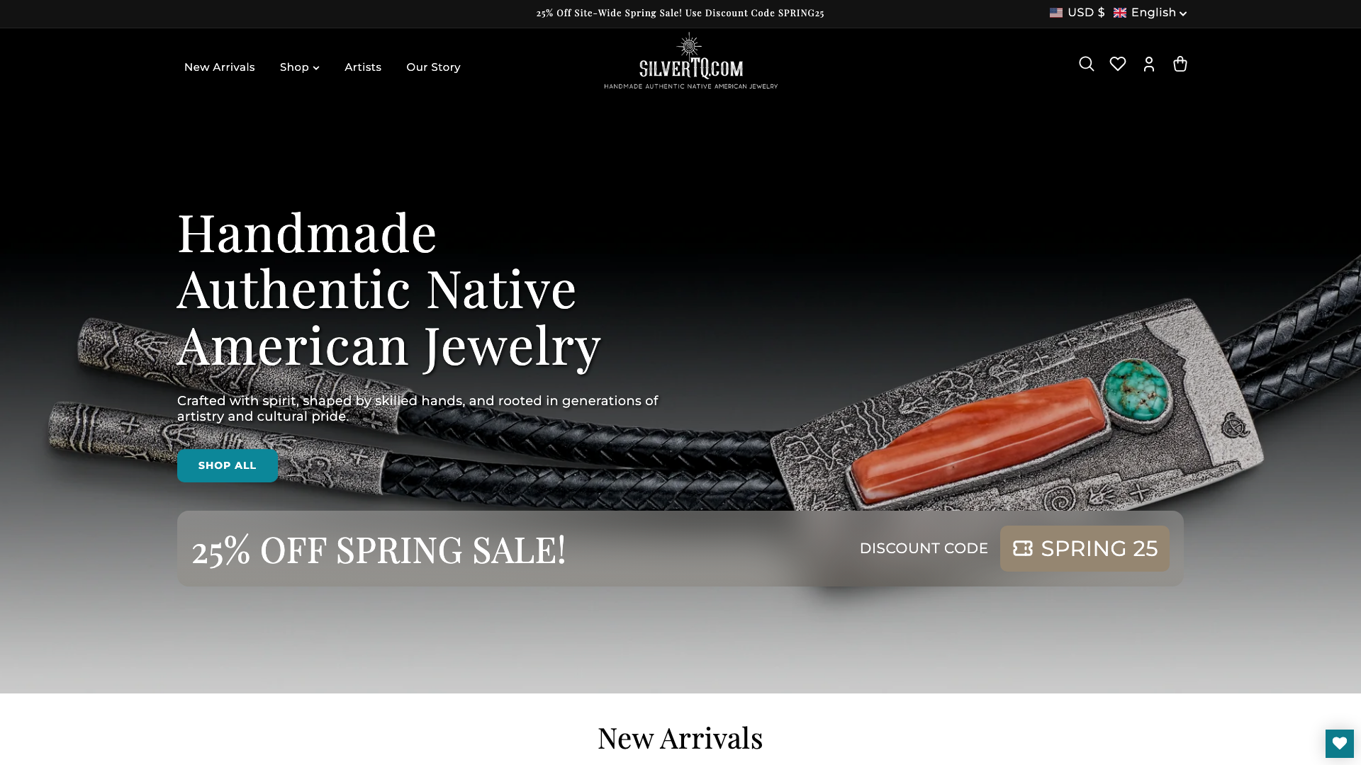 Shopify Migration for Native American Jewelry Brand