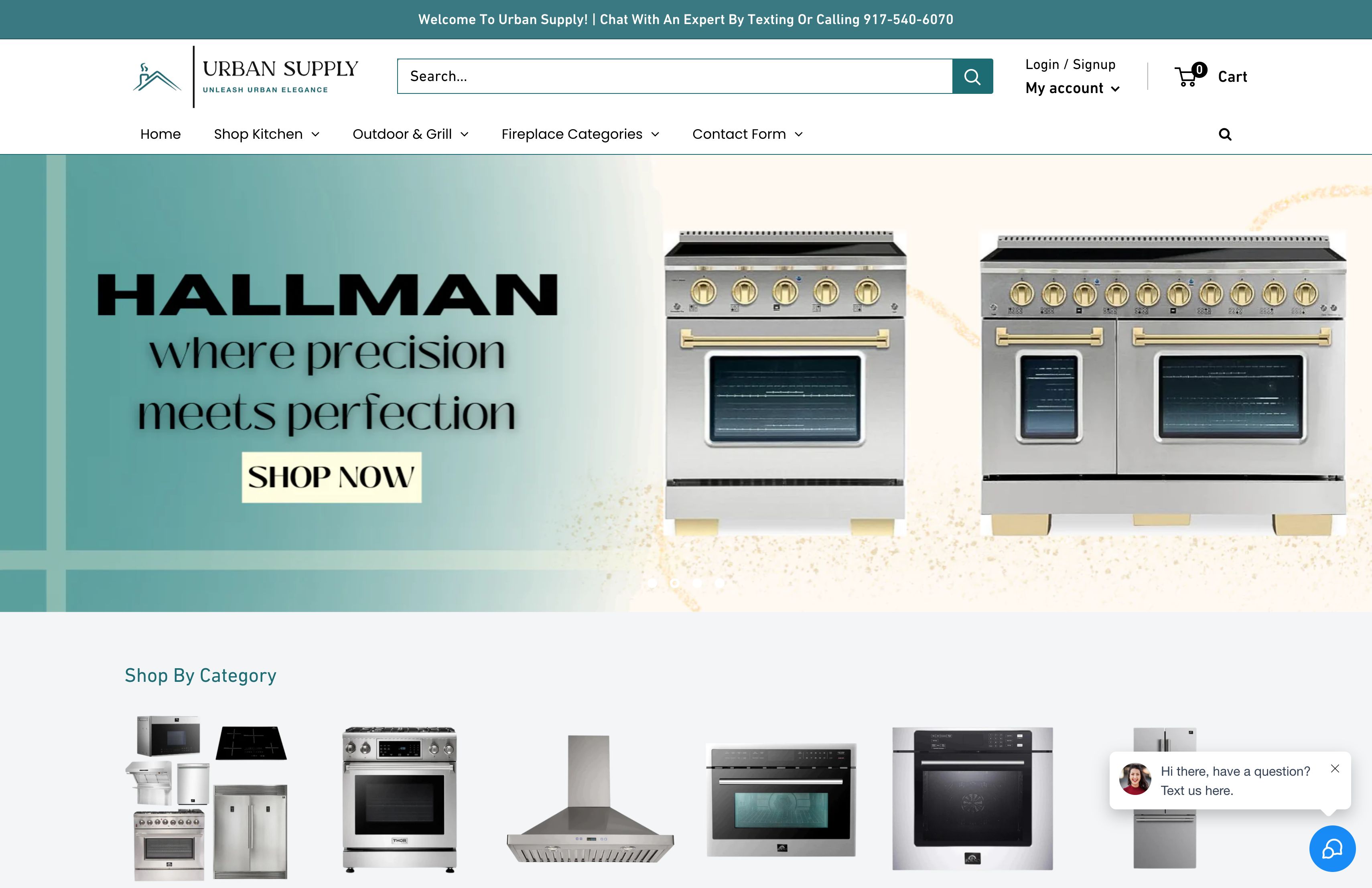 Urban Supply Inc - Website Design screenshot 5