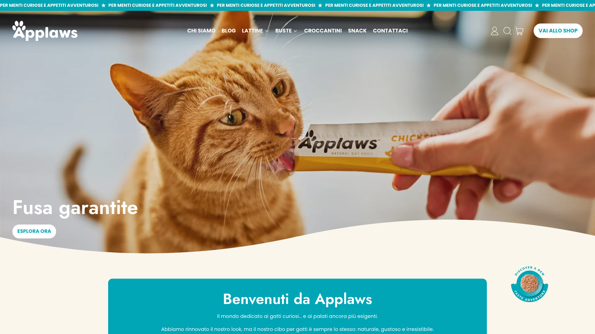 Applaws Italia - Apertura canale distribuzione online Italia