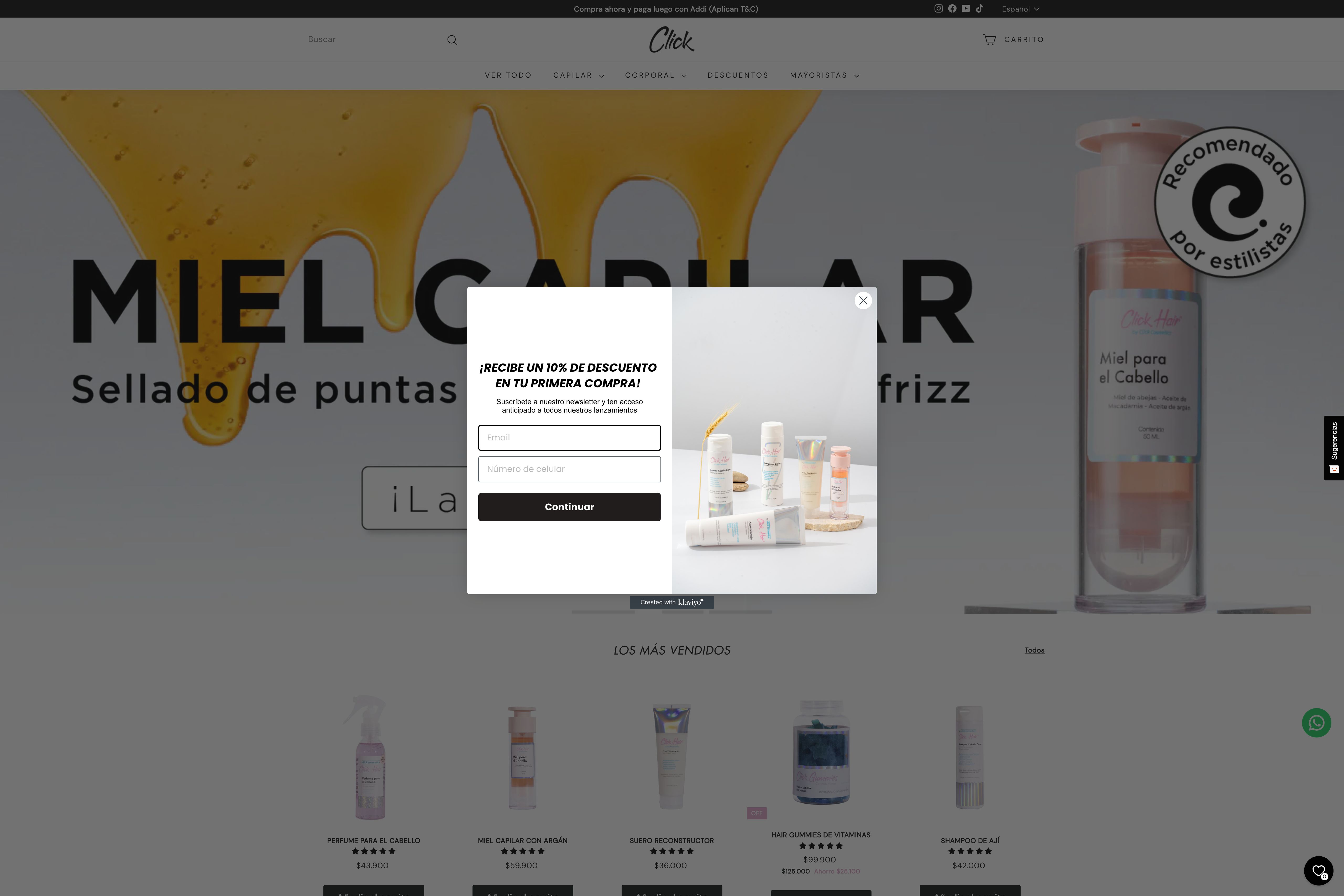 Desarrollo de tienda de cosméticos screenshot 6