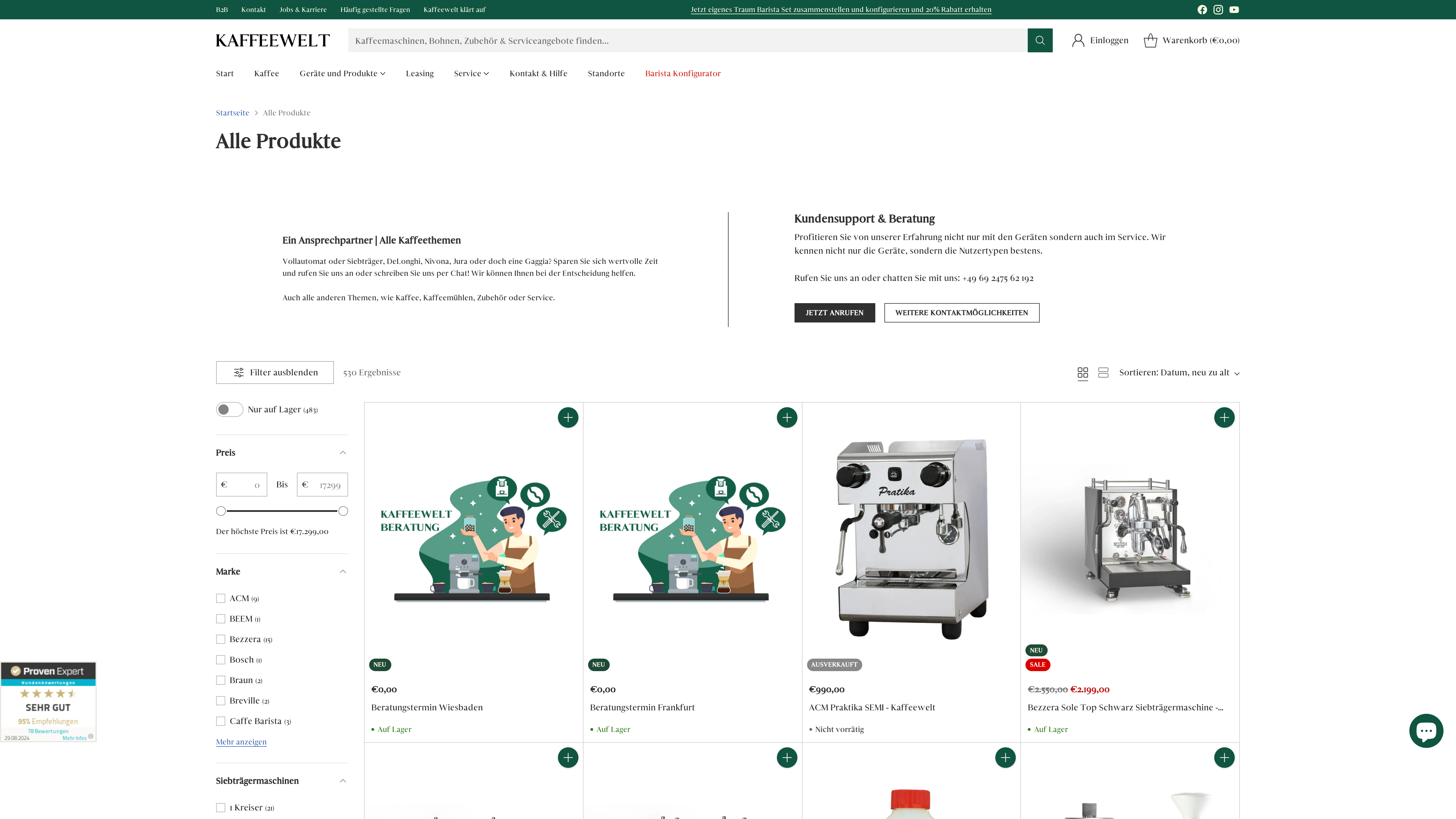 Kaffeewelt screenshot 2