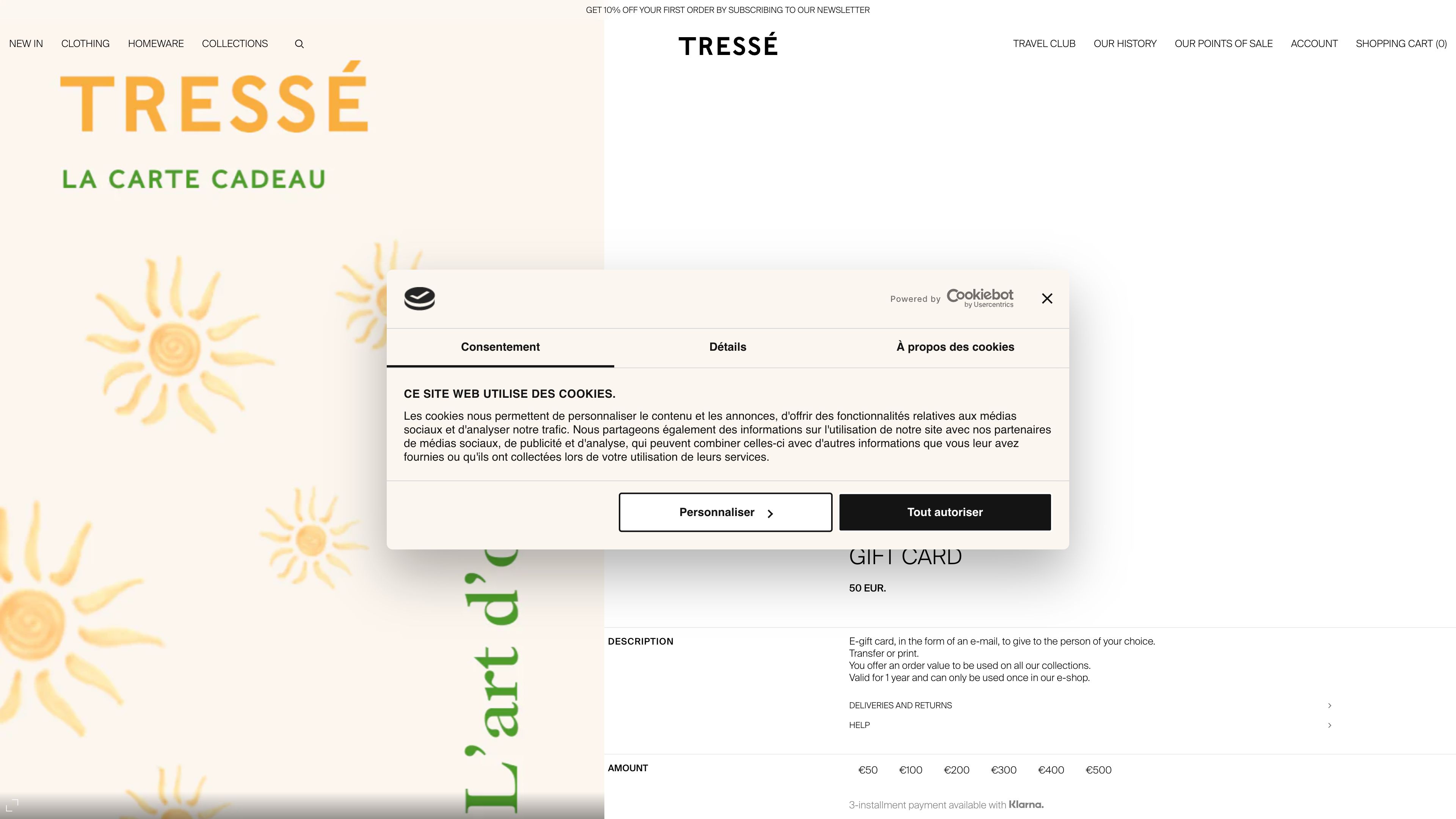 Tressé Paris screenshot 2