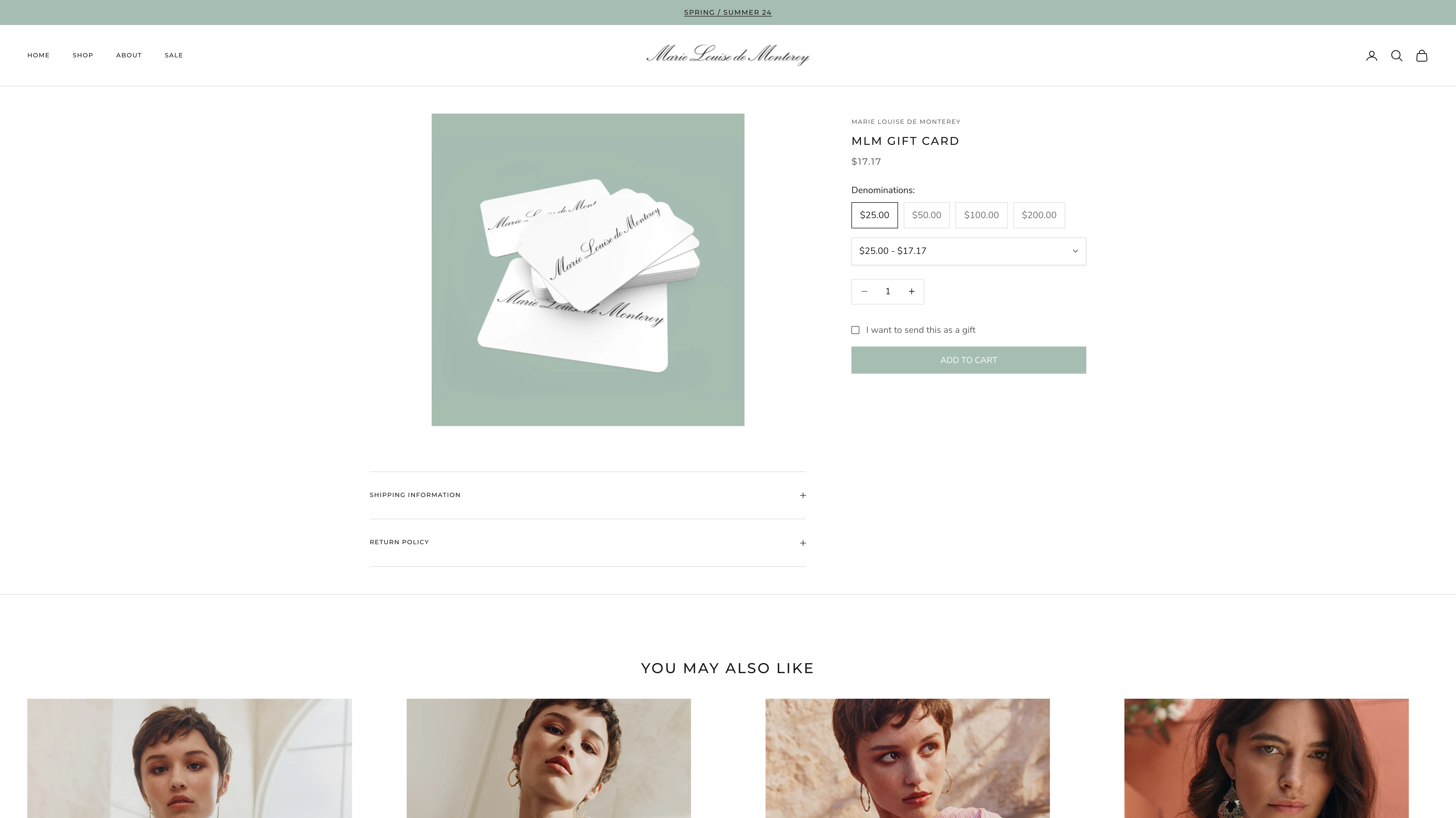 Marie Louise de Monterey | Website Redesign screenshot 4