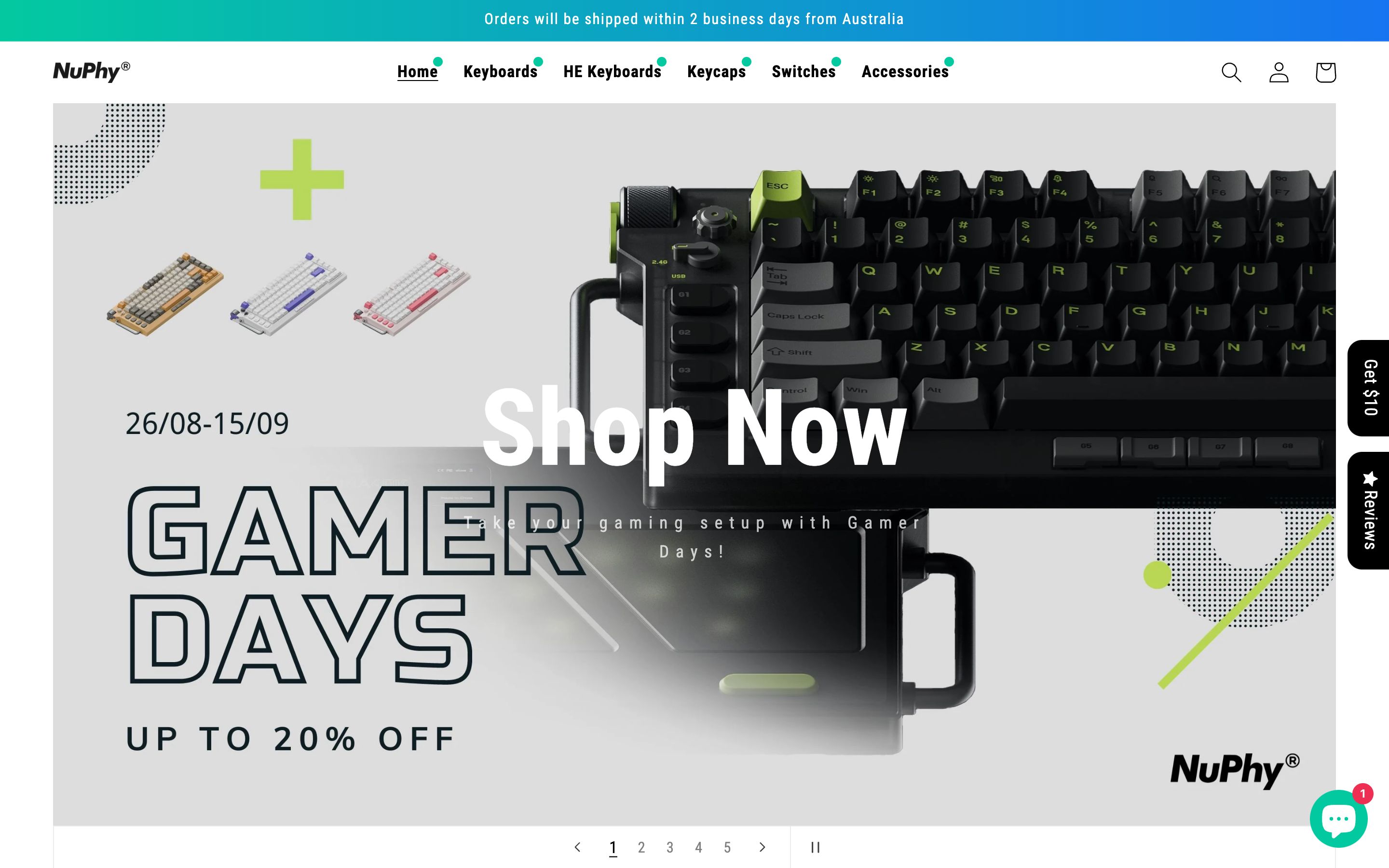 Nuphy Website Design/development & SEO Google Ads screenshot 6