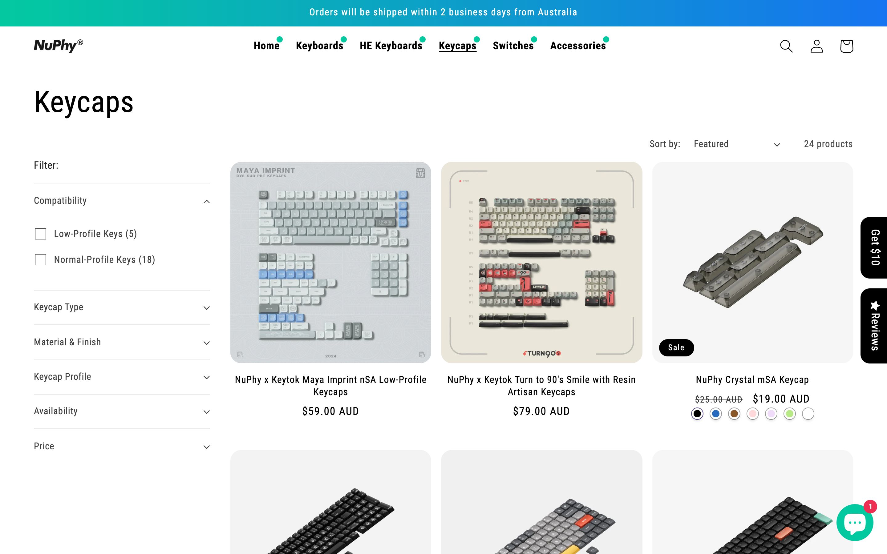 Nuphy Website Design/development & SEO Google Ads screenshot 5