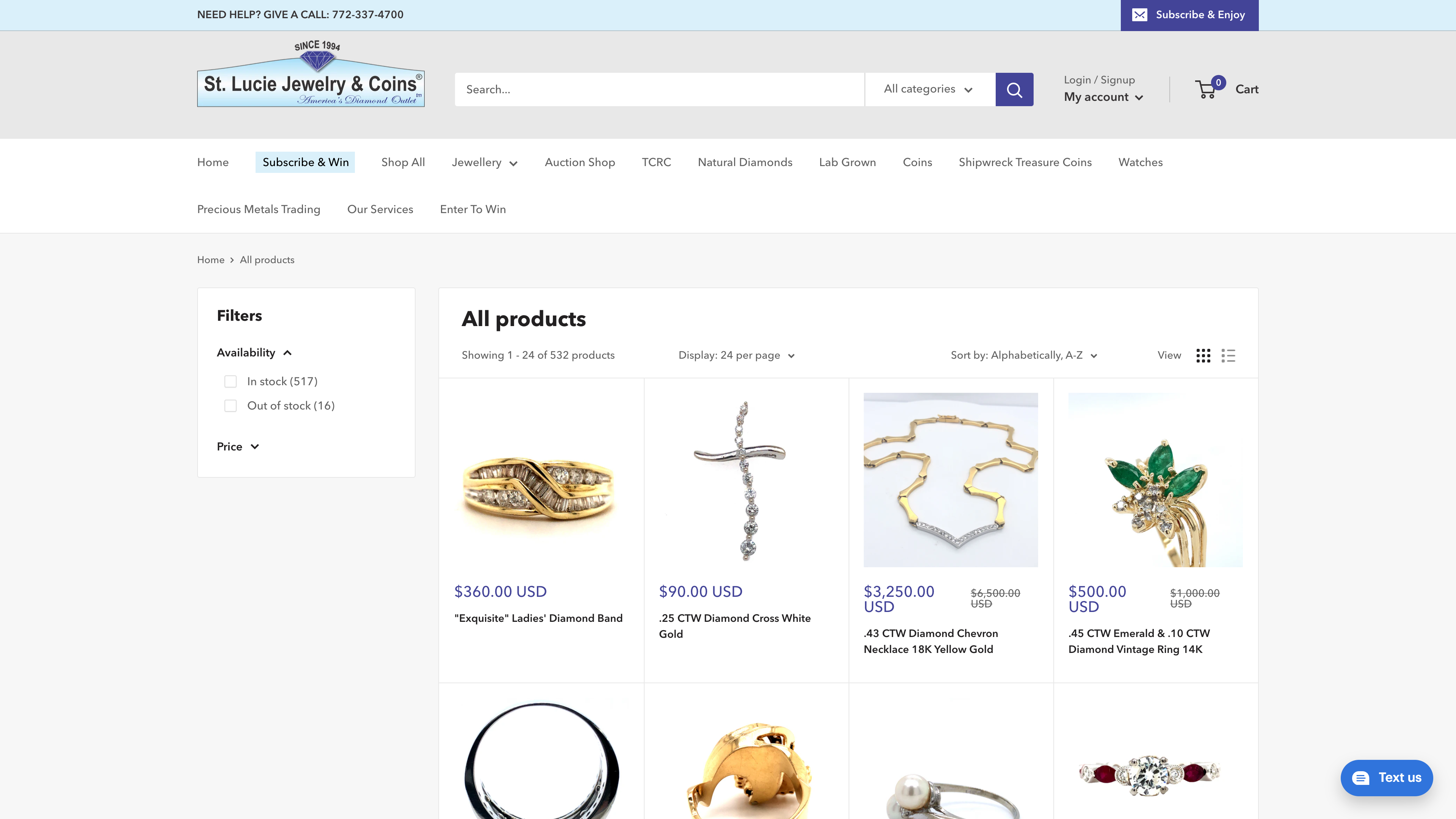 ST Lucie Jewellery screenshot