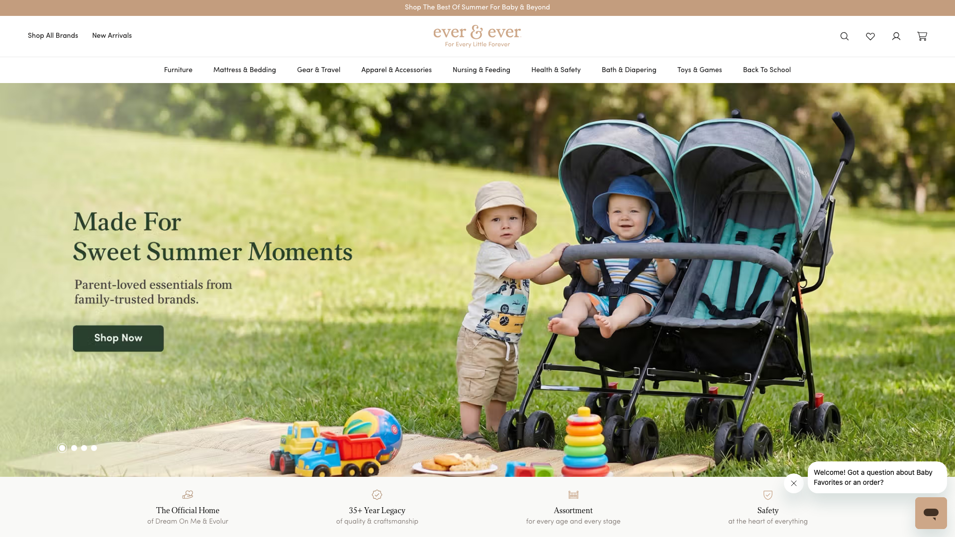 Ever & Ever baby - Headless Shopify, Hydrogen, Sanity CMS