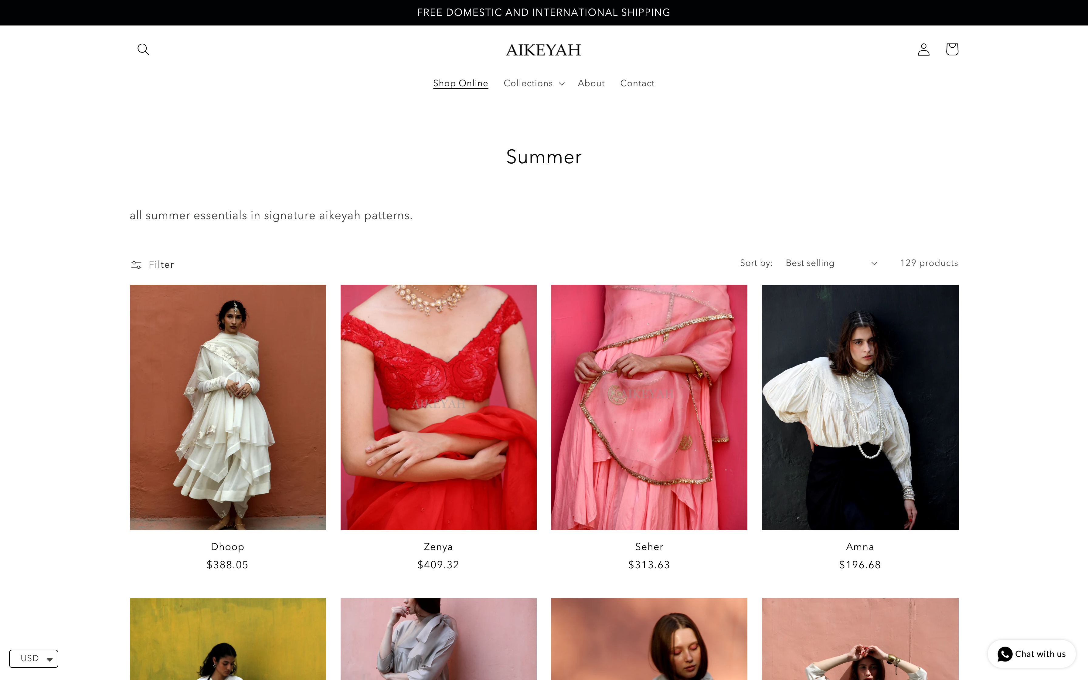 Aikeyah - Custom Ecommerce website Development screenshot 2