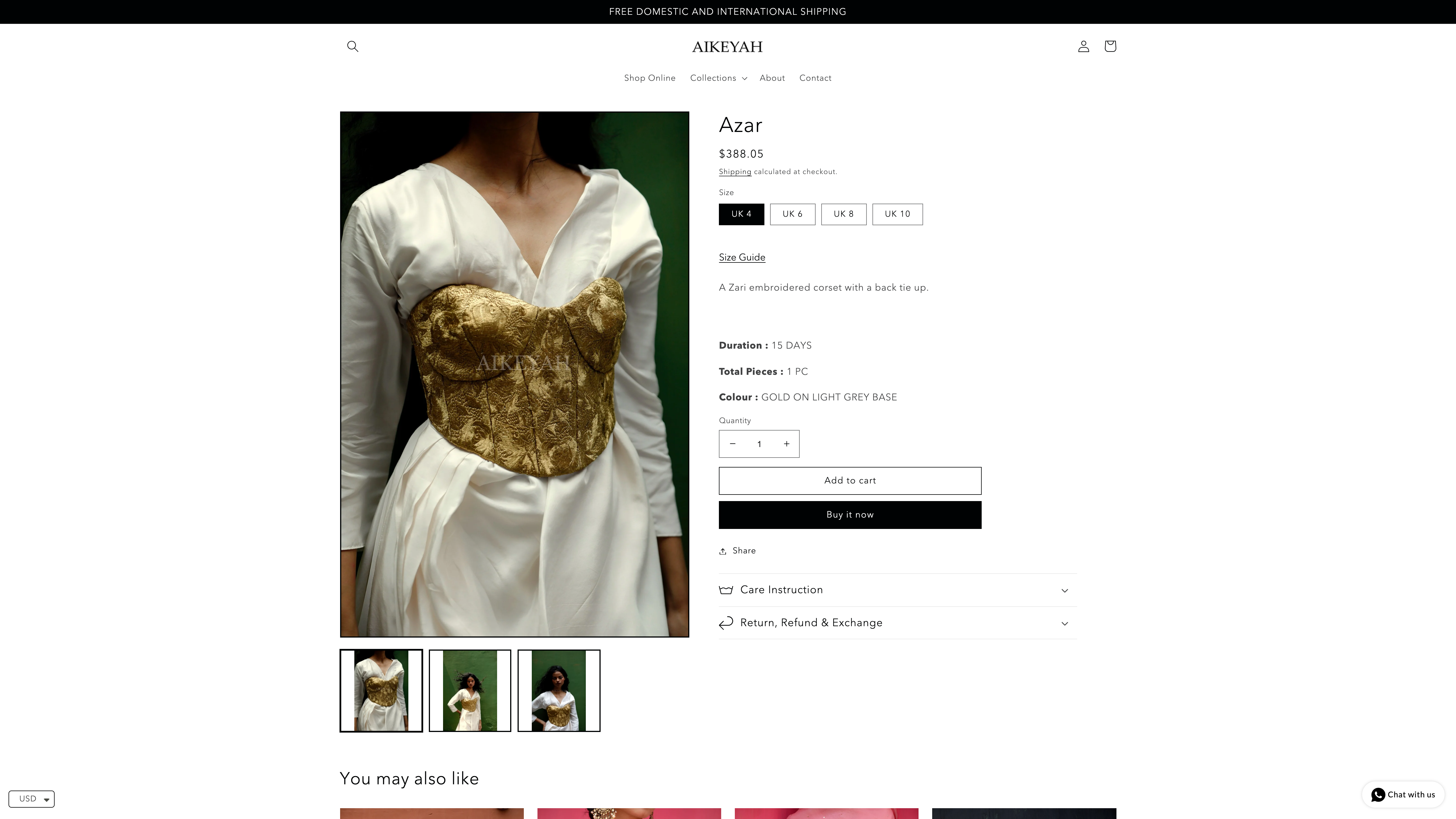 Aikeyah - Custom Ecommerce website Development screenshot 5