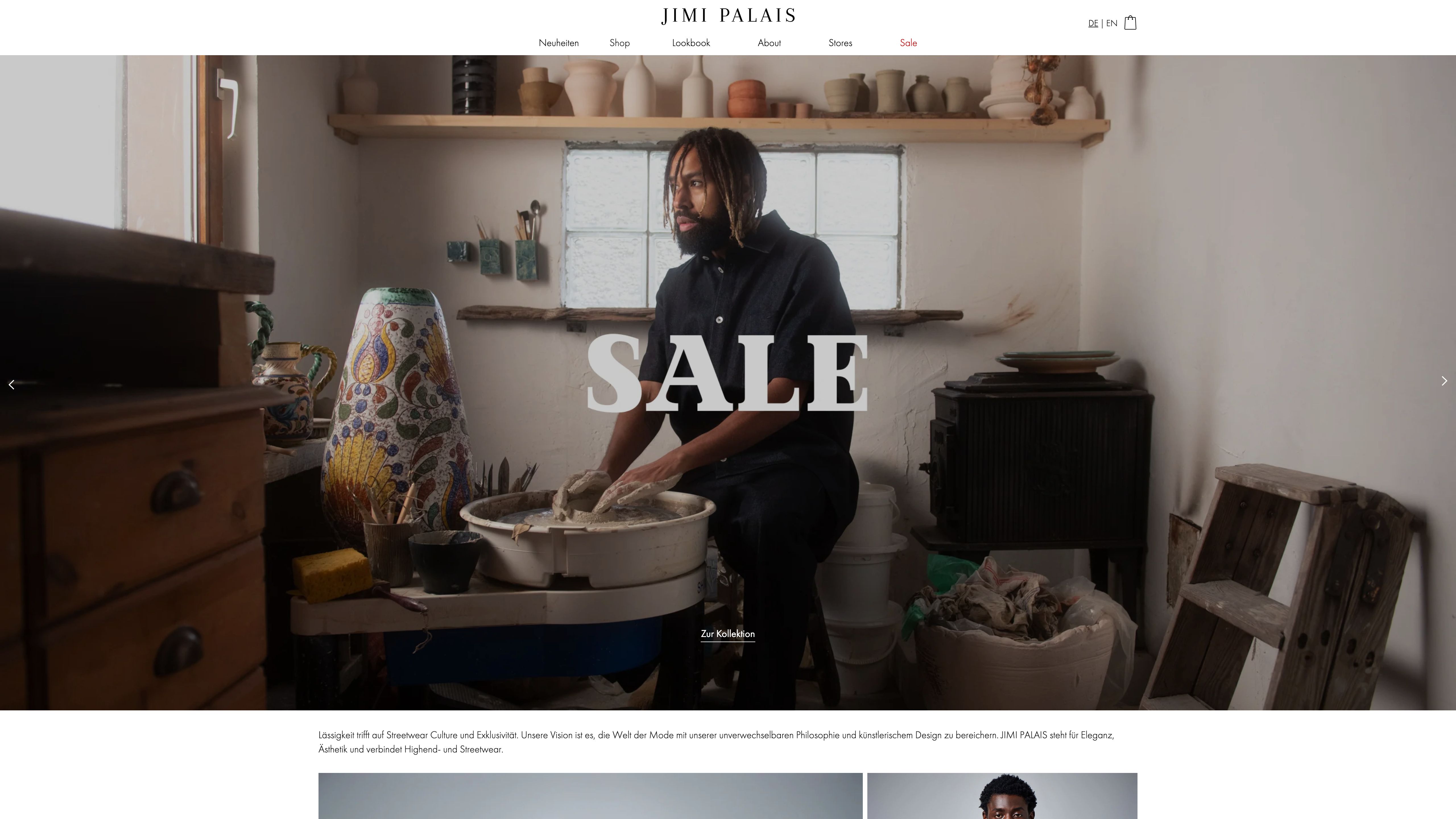 Shopify Shop Entwicklung - High-Fashion Modelabel screenshot 7