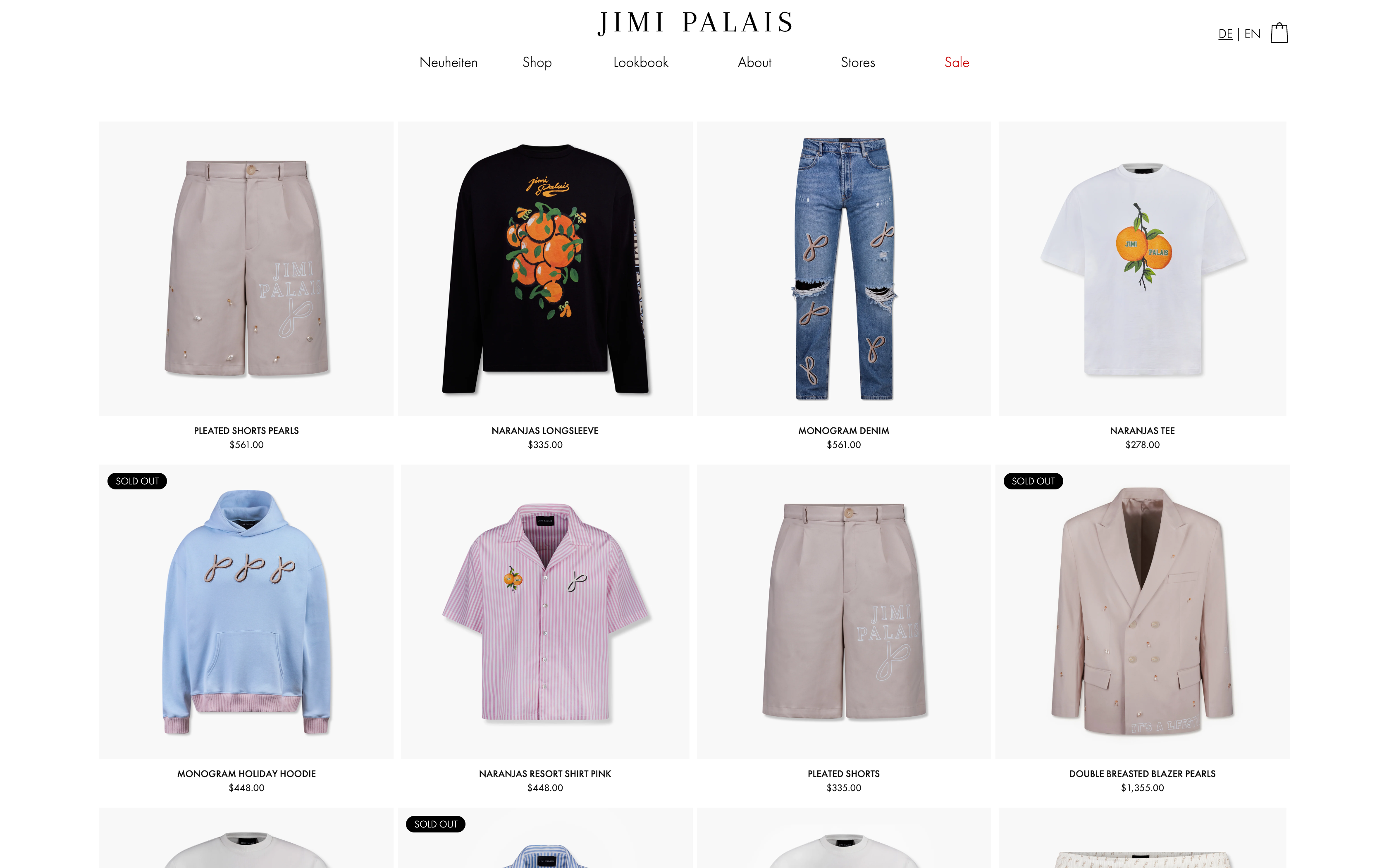 Shopify Shop Entwicklung - High-Fashion Modelabel screenshot 6