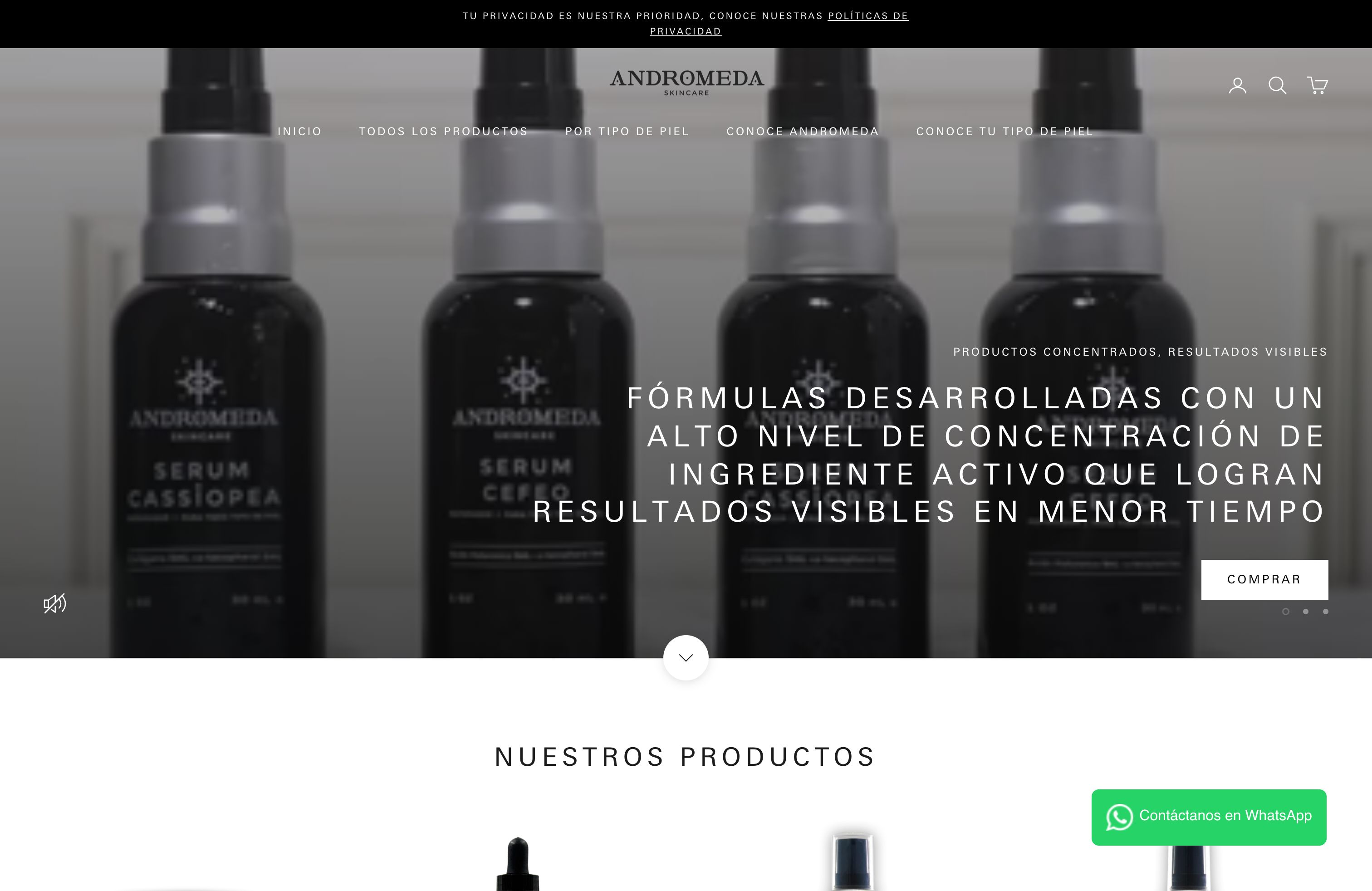 Andromeda Skincare screenshot 5