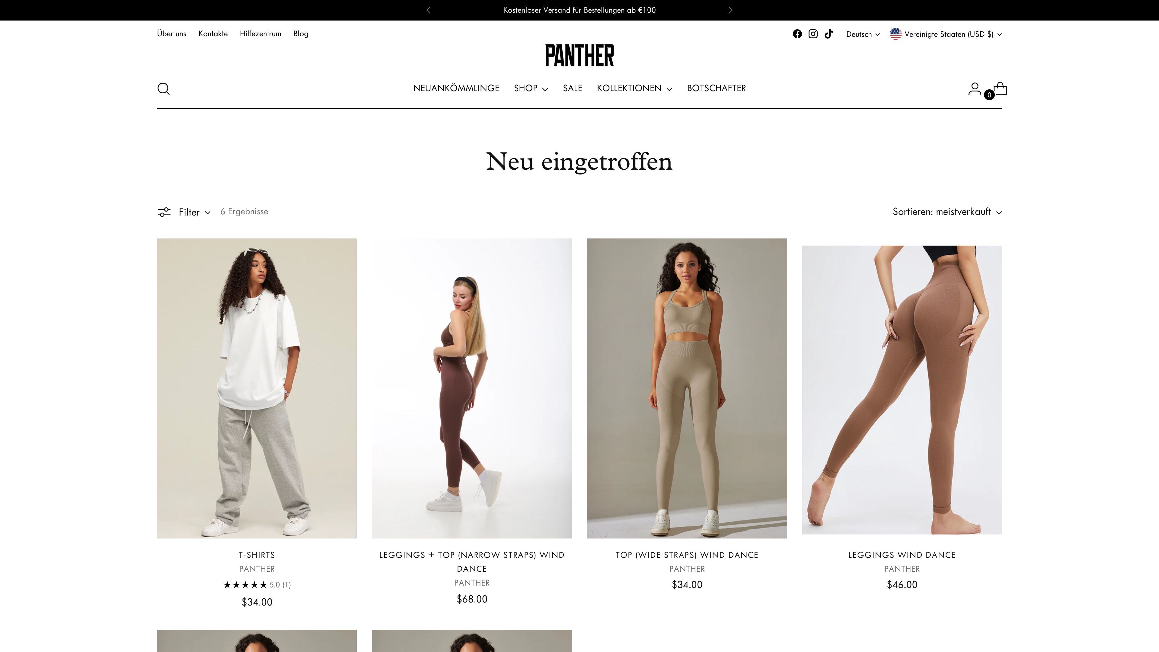 Panther: Specialized Sports Clothing Store