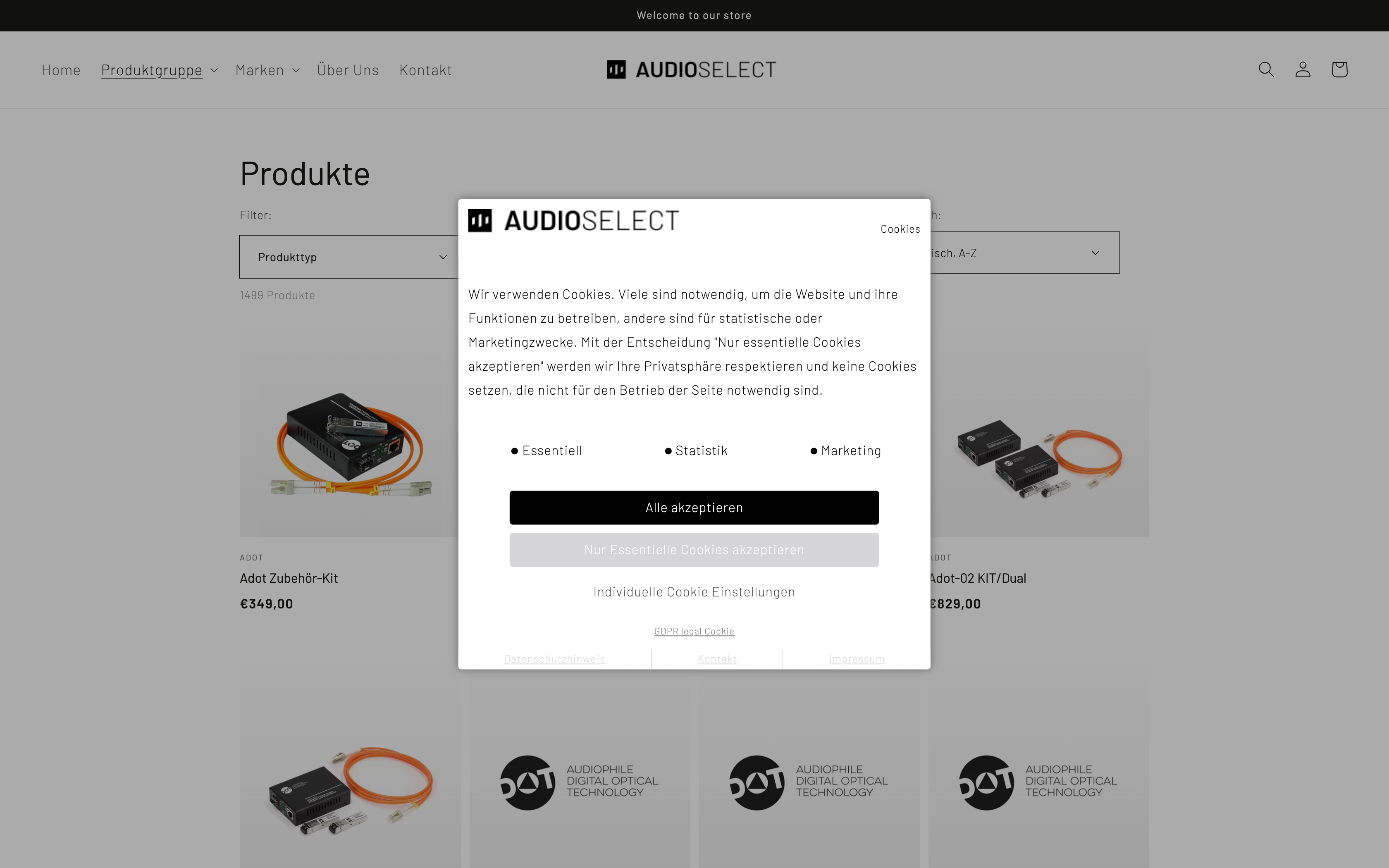 Audioselect screenshot