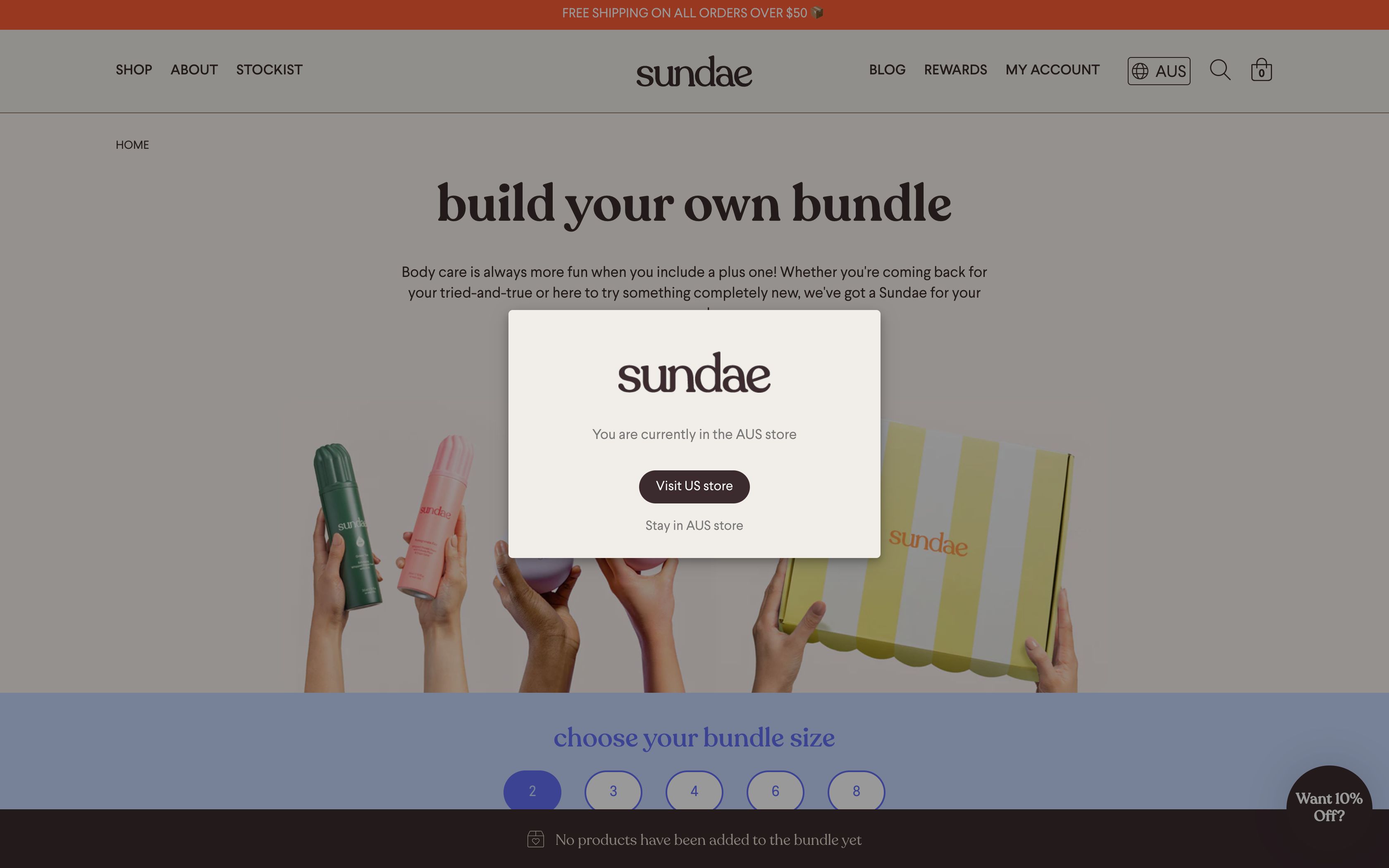 Skin Care Brand - Custom Theme Design & Development screenshot