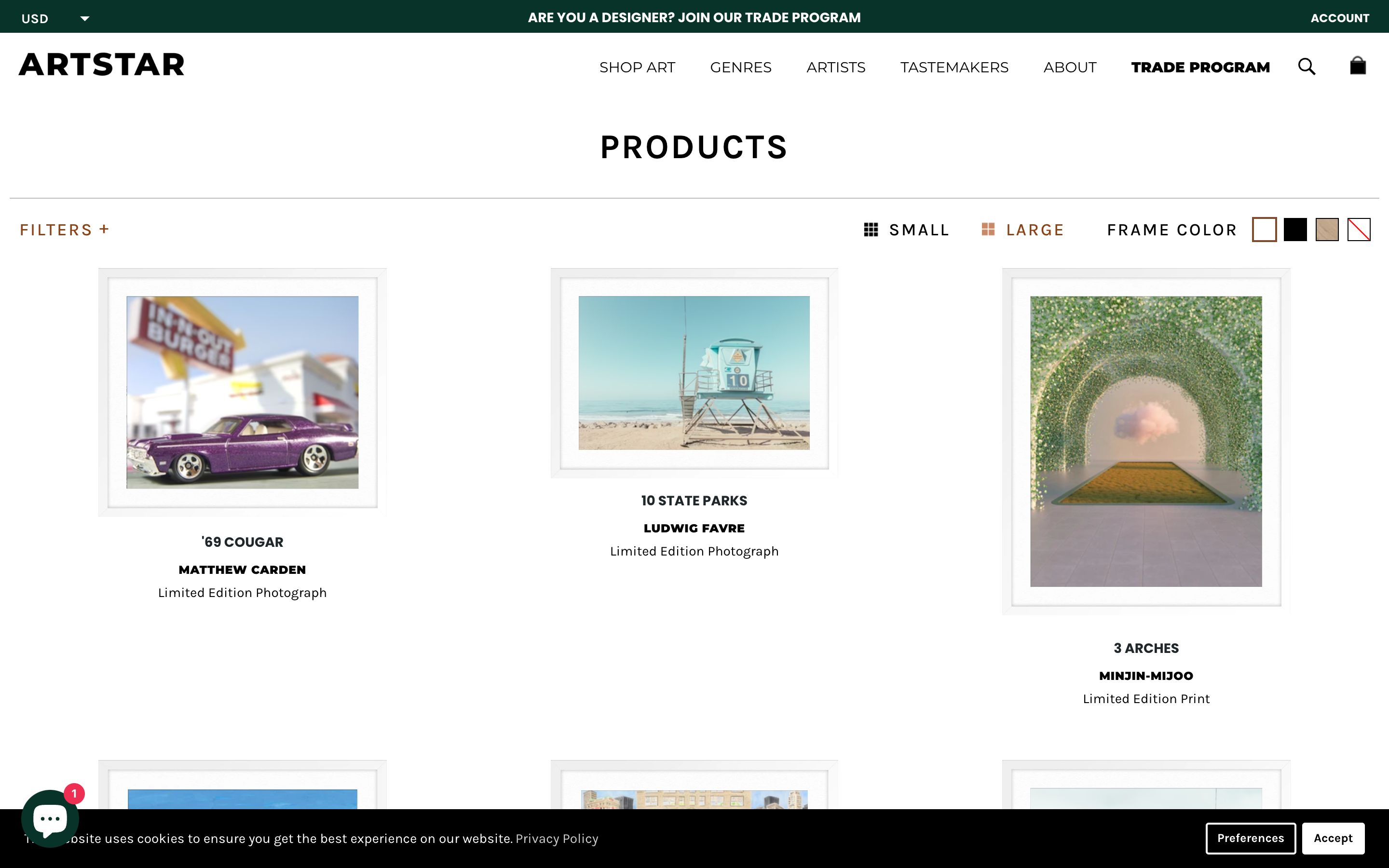 ArtStar - Design & 3PL / Warehouse integration screenshot