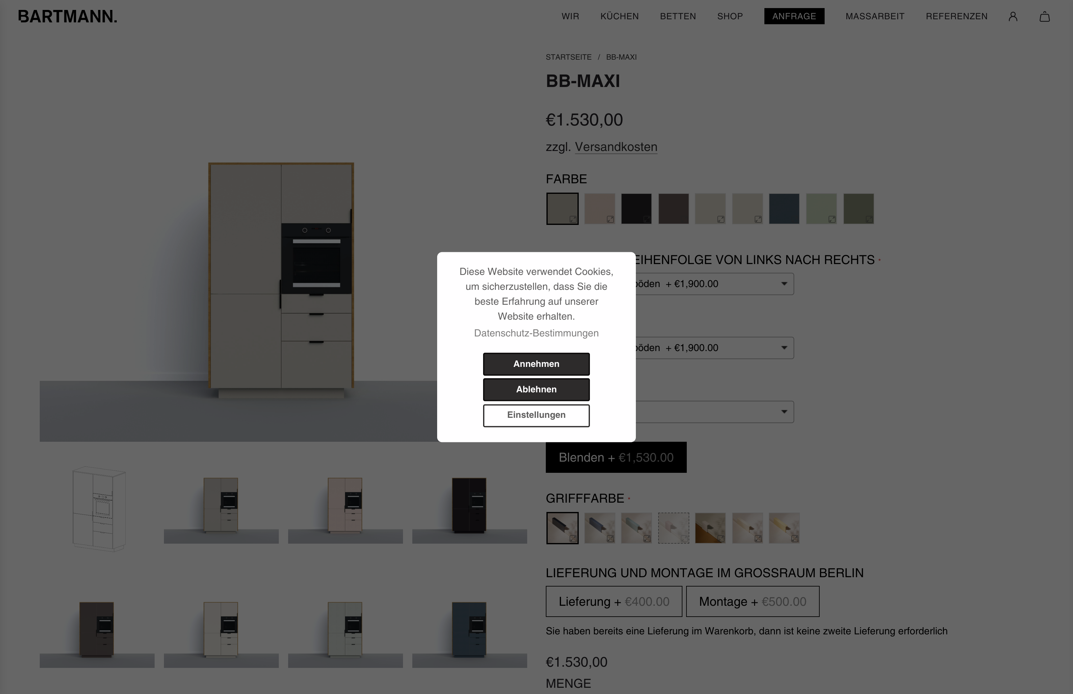 Migration von WooCommerce & Produktkonfiguration – bartmannberlin.de screenshot 3