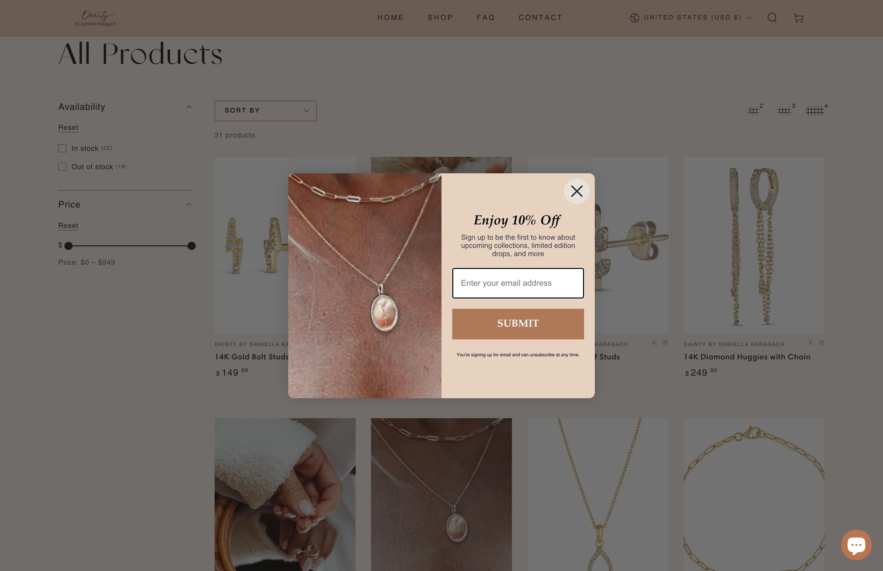 Dainty by DK | Jewelry screenshot