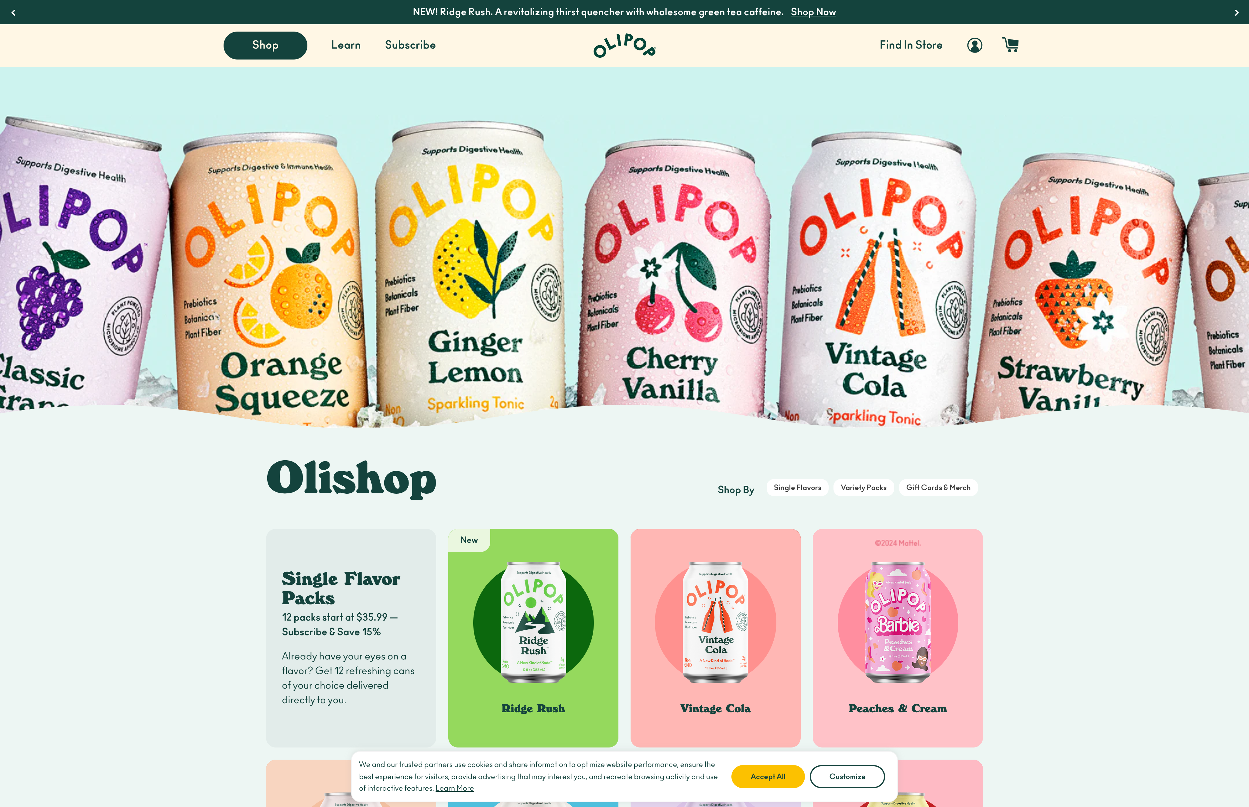 OLIPOP screenshot