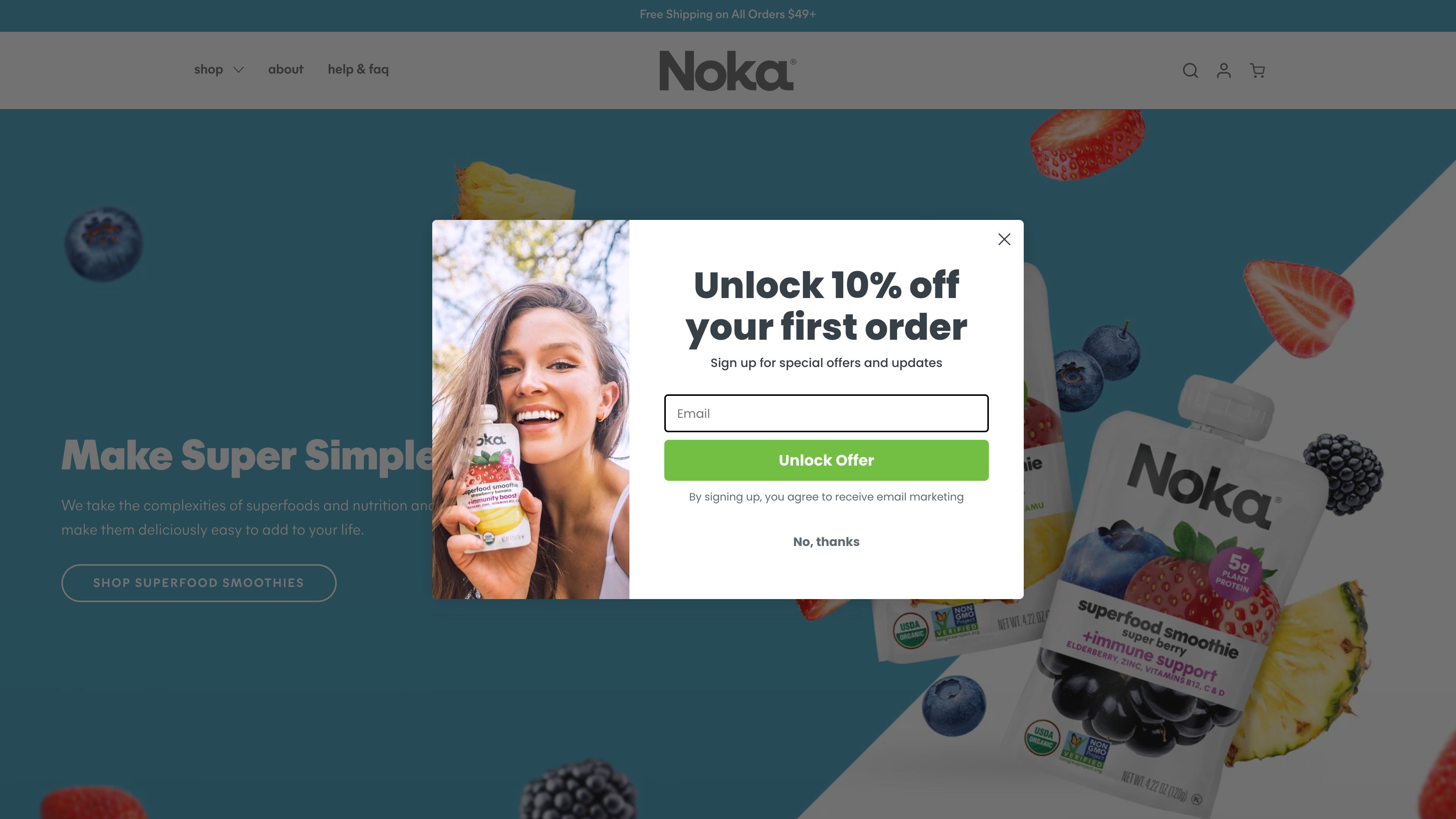 Shopify Store Build and Redesign for NOKA