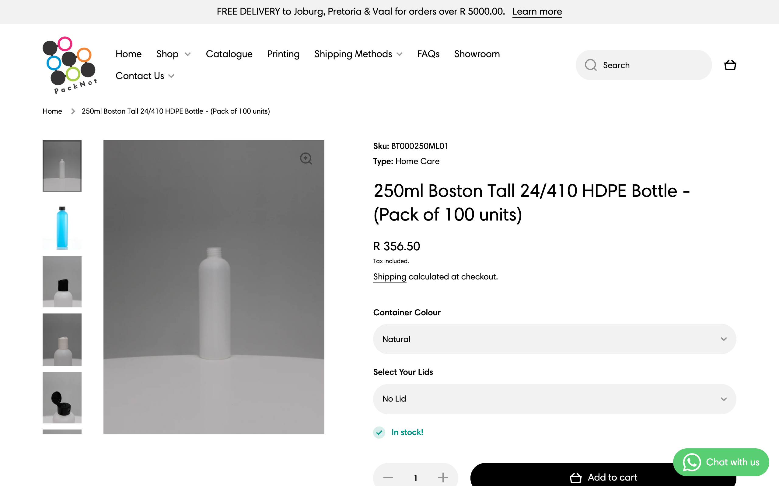 Packnet screenshot 2