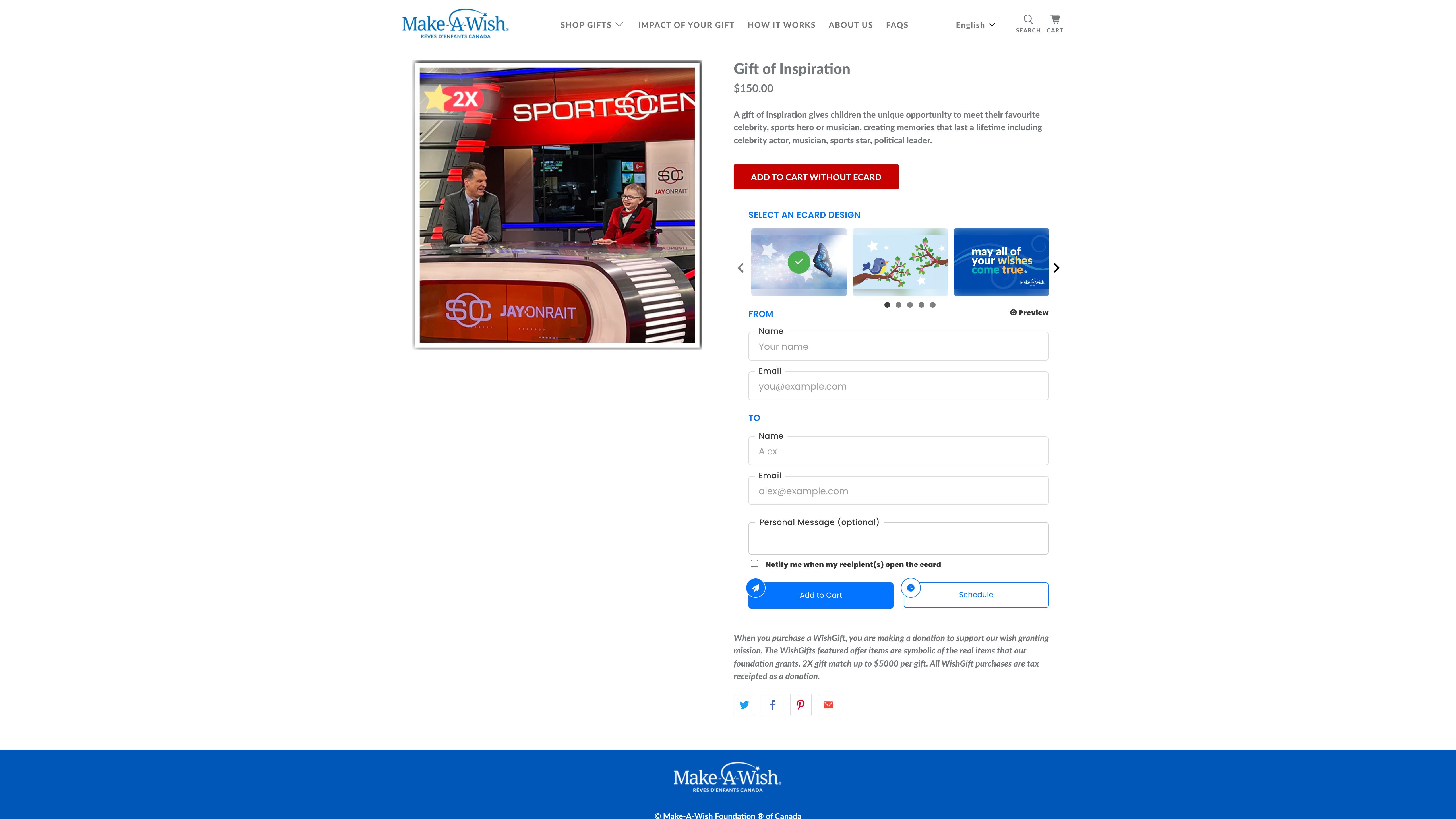 Make A Wish Canada - WishGifts screenshot 5