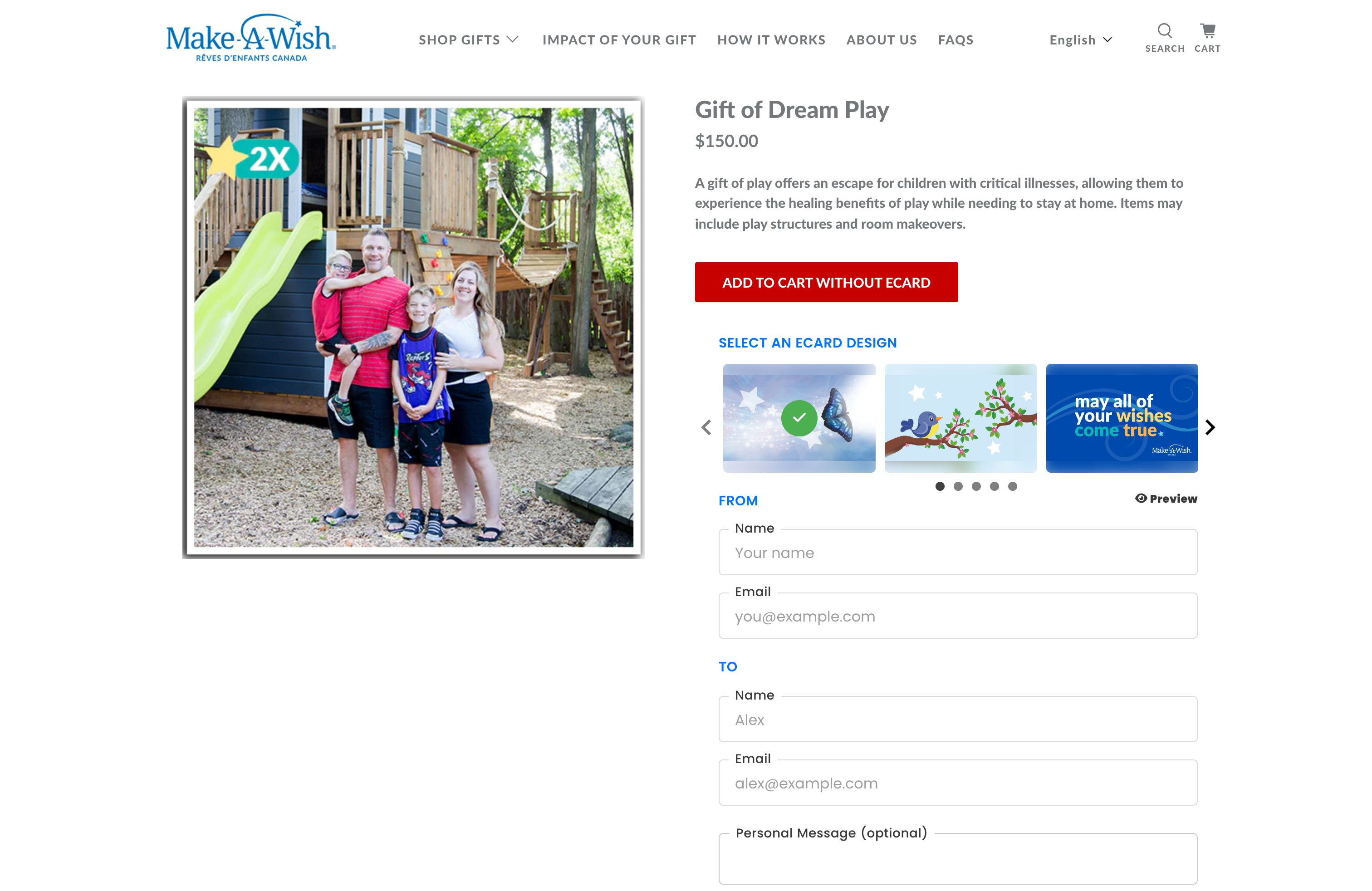 Make A Wish Canada - WishGifts screenshot 4