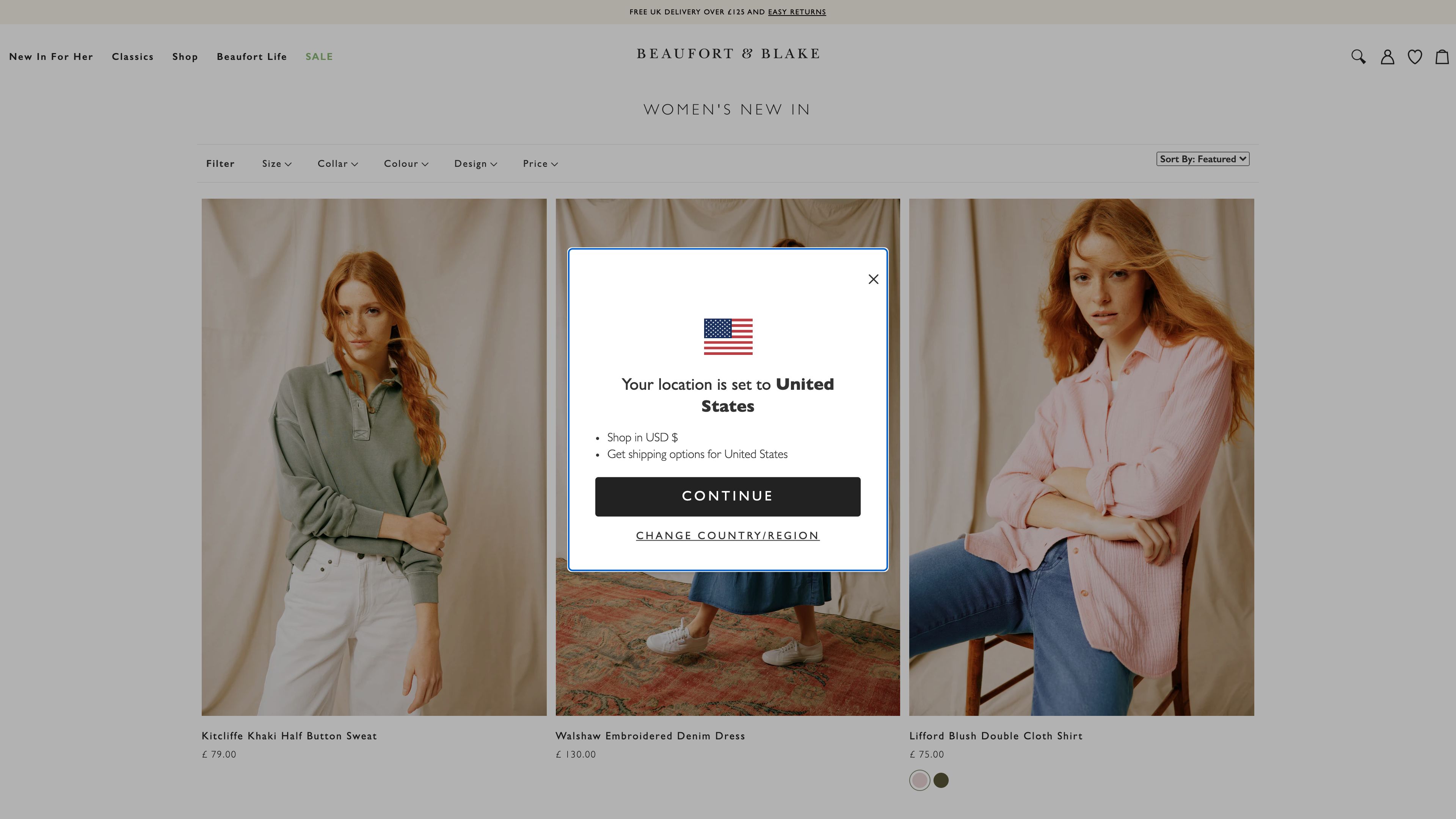 Monthly Ongoing Support and Store Development for Beaufort & Blake