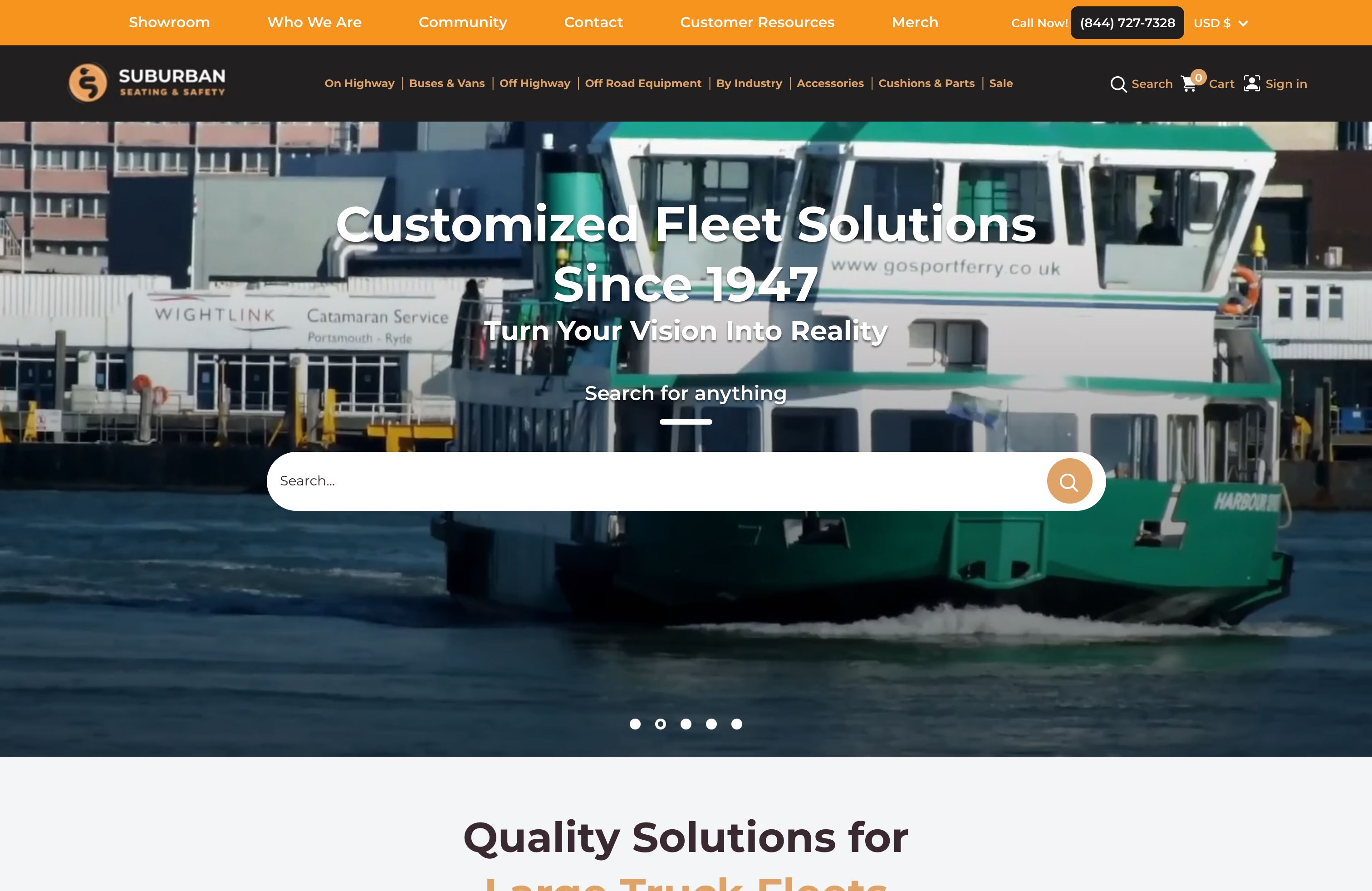 Shopify Website Development for Suburban Seating & Safety